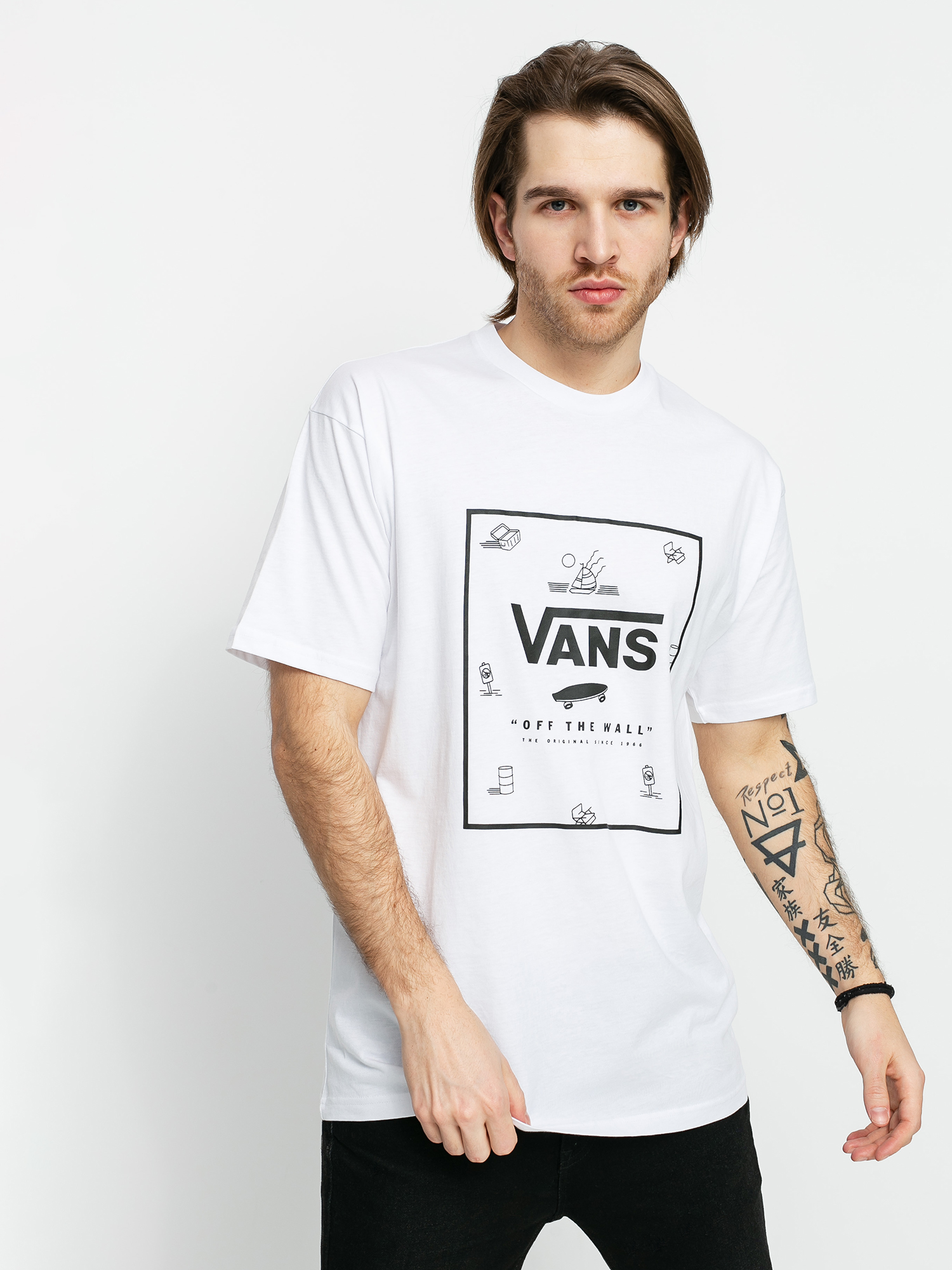 T-shirt Vans Classic Print Box (white/beach ditsy)