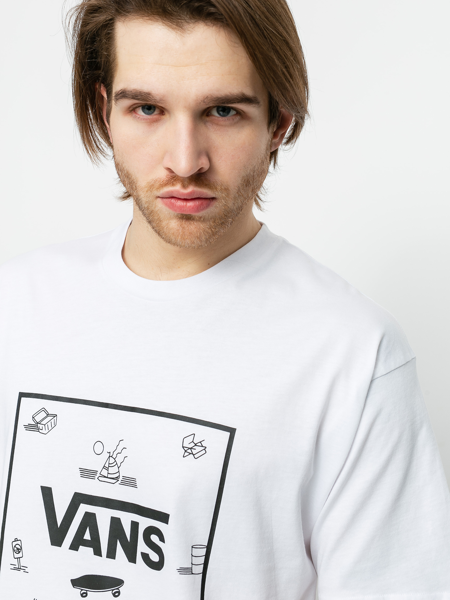 T-shirt Vans Classic Print Box (white/beach ditsy)