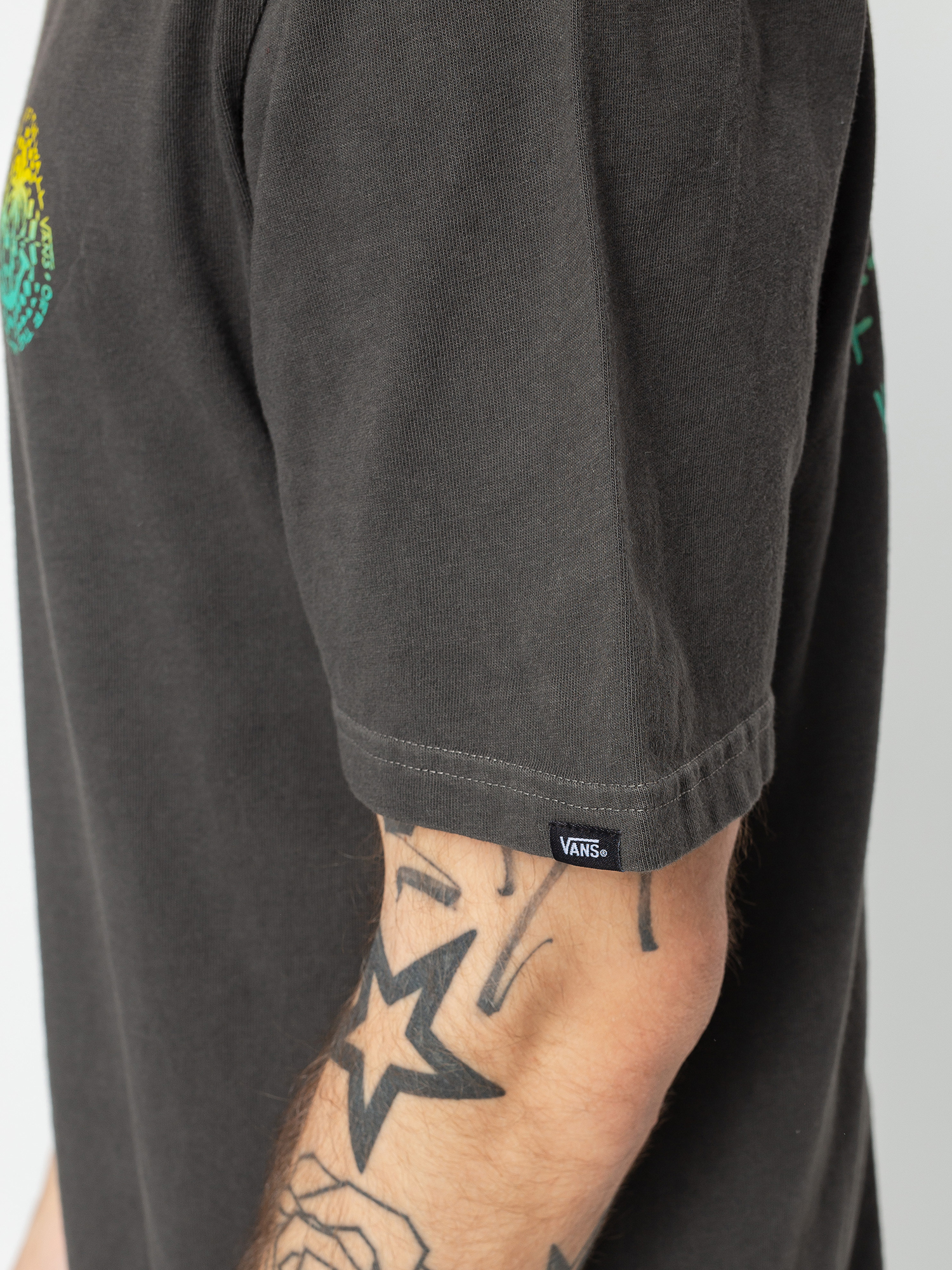 T-shirt Vans Vintage Checker Palms (black)
