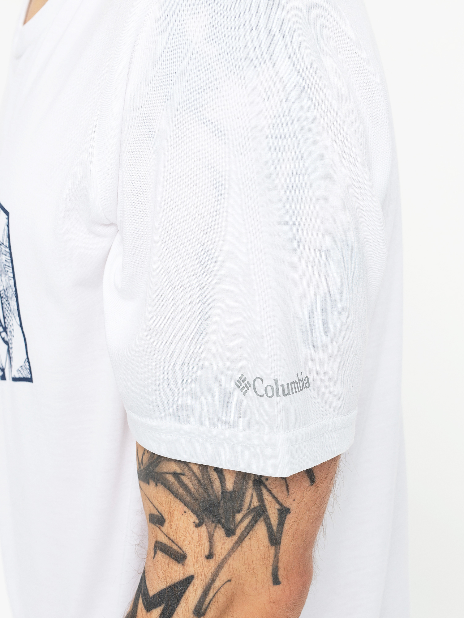 T-shirt Columbia Terra Vale II (white roam hex)