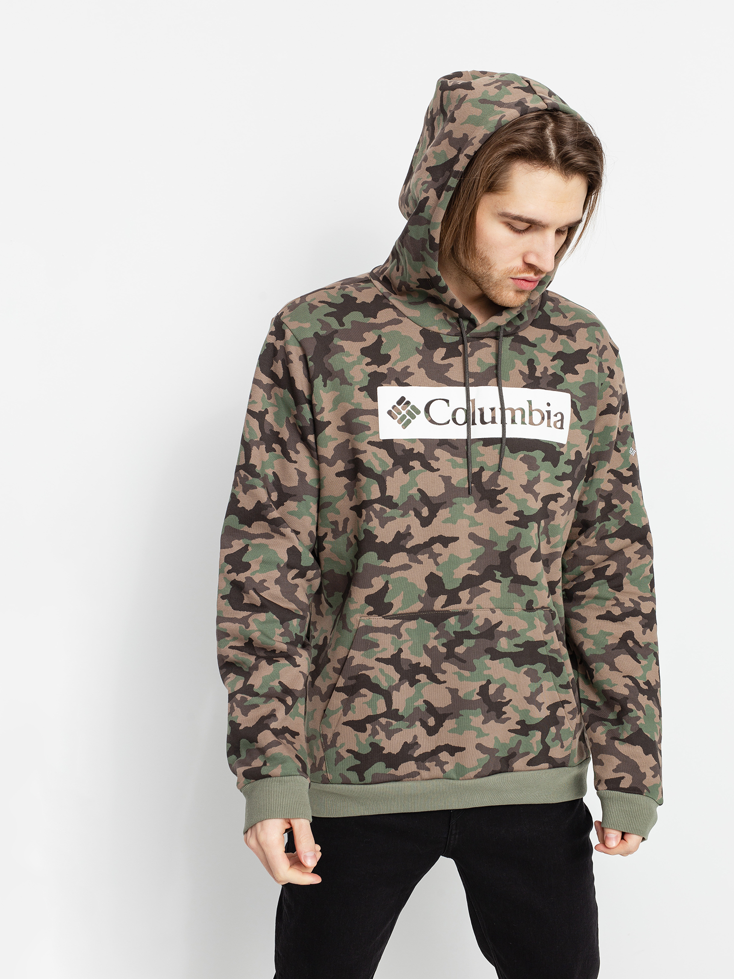 Bluza z kapturem Columbia Logo Printed HD (cypress camo)