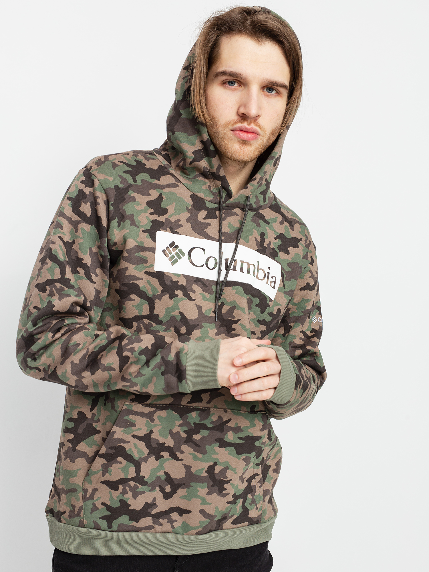 Bluza z kapturem Columbia Logo Printed HD (cypress camo)