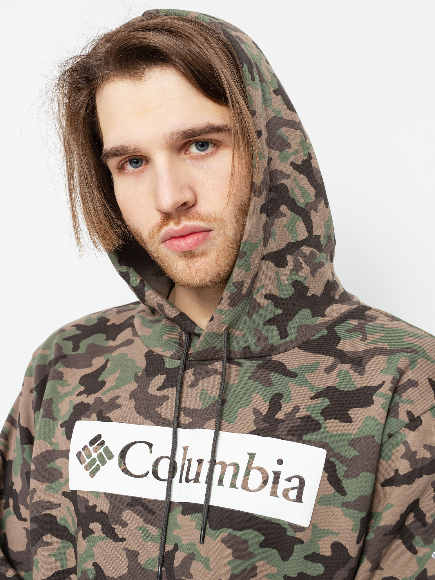 Bluza z kapturem Columbia Logo Printed HD (cypress camo)