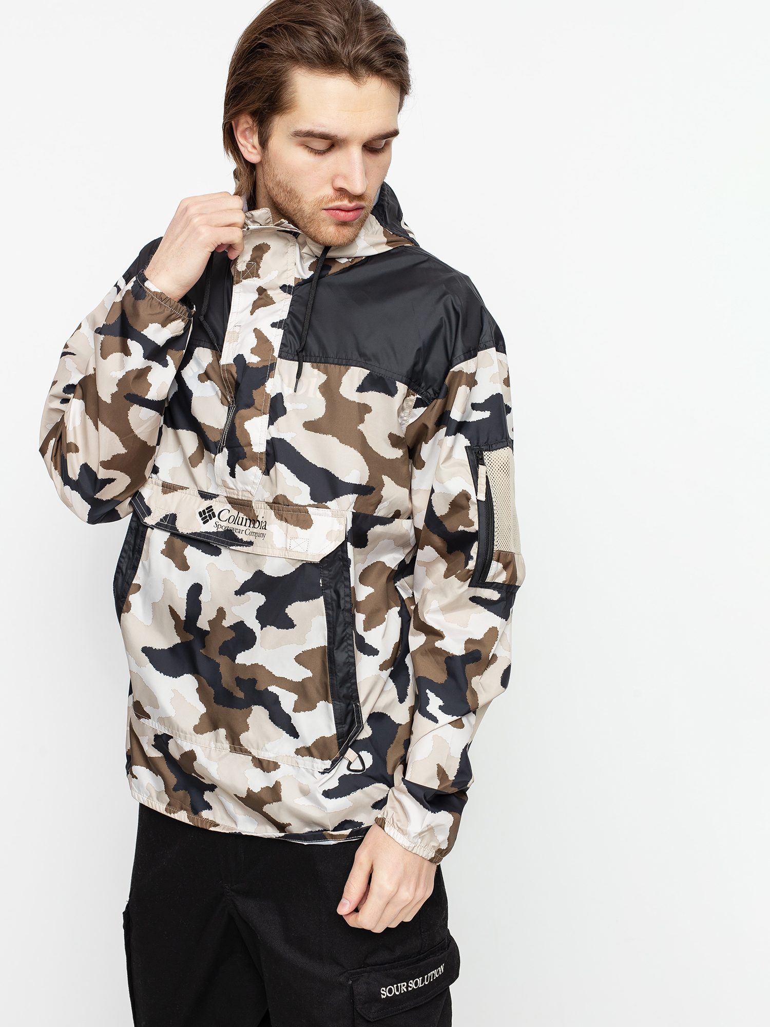 Kurtka Columbia Challenger (ancient fossil trad camo/black)