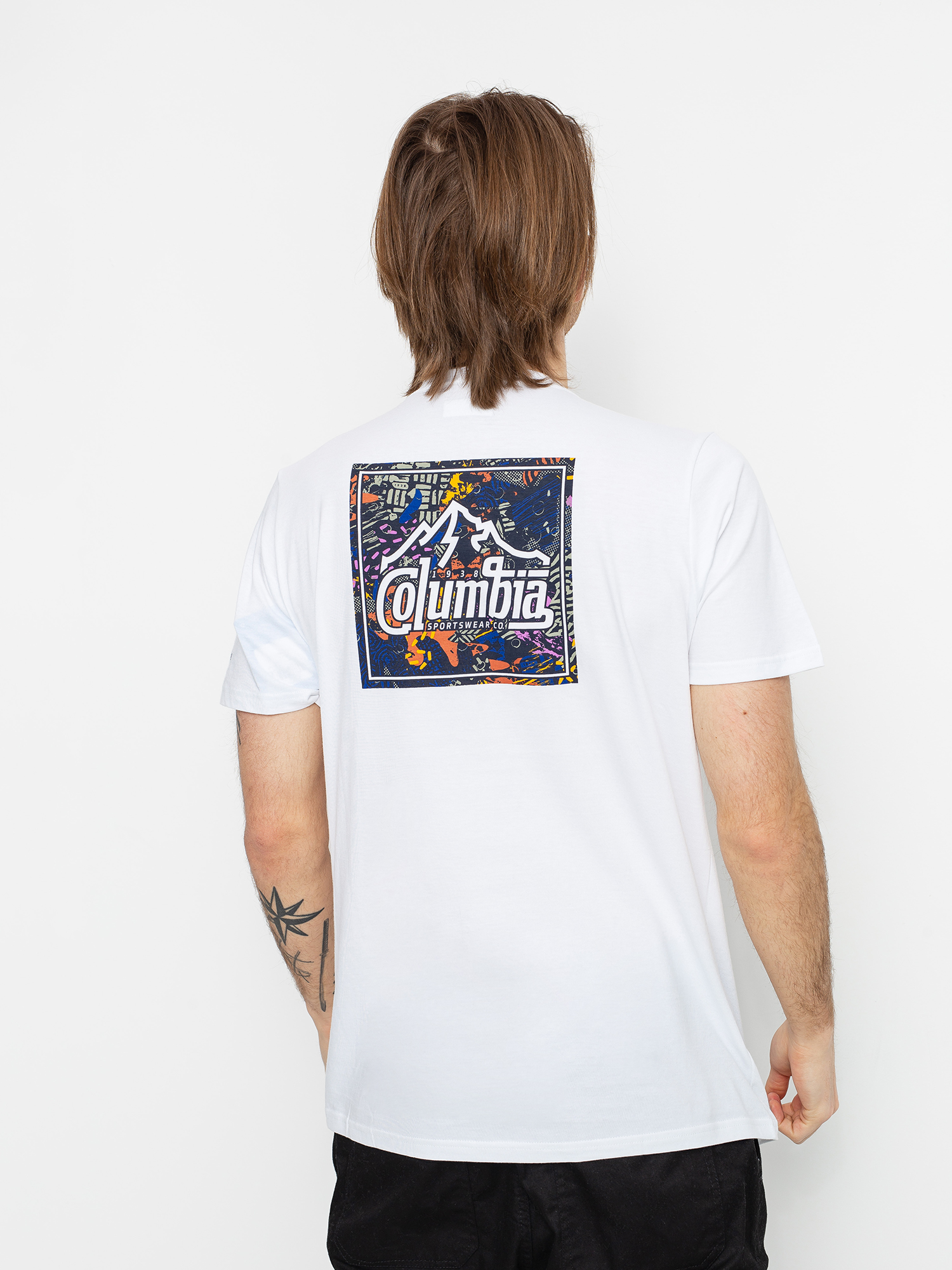T-shirt Columbia Rapid Ridge (white summit seeker)
