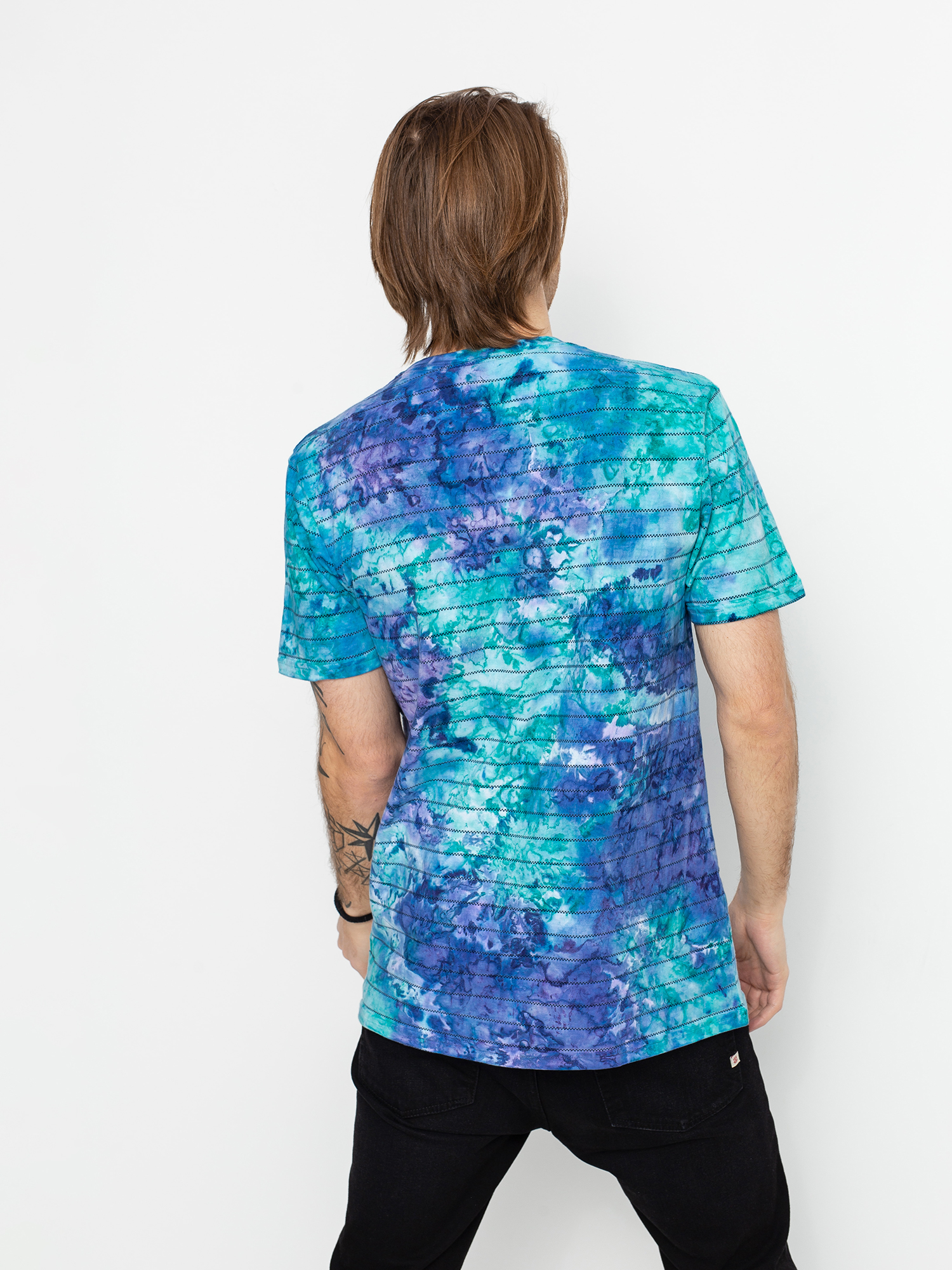 T-shirt Vans Tie Dye Checkerstripe II (english lavender tie dye)