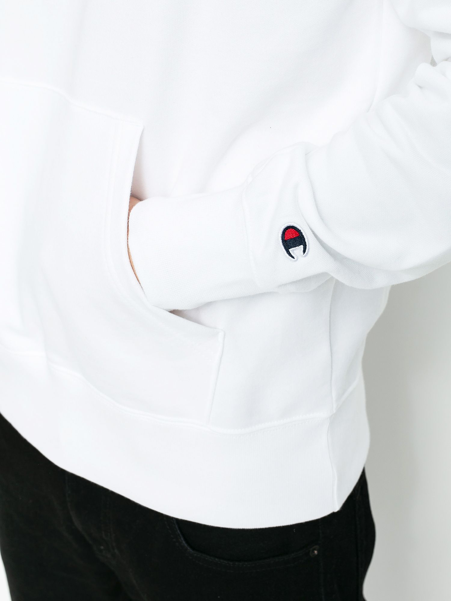 Bluza z kapturem Champion Sweatshirt HD 214184 (wht)