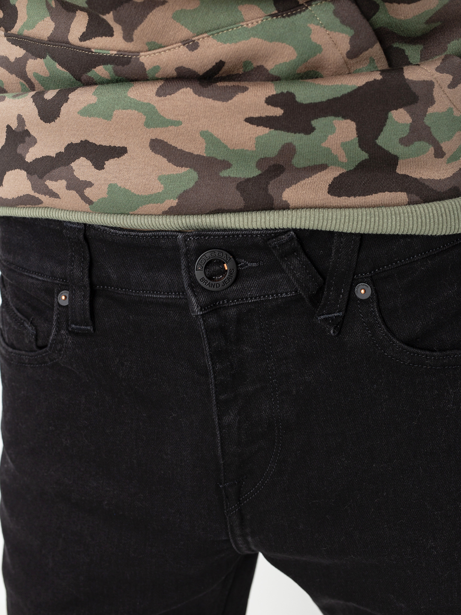 Spodnie Volcom Solver Denim (bko)