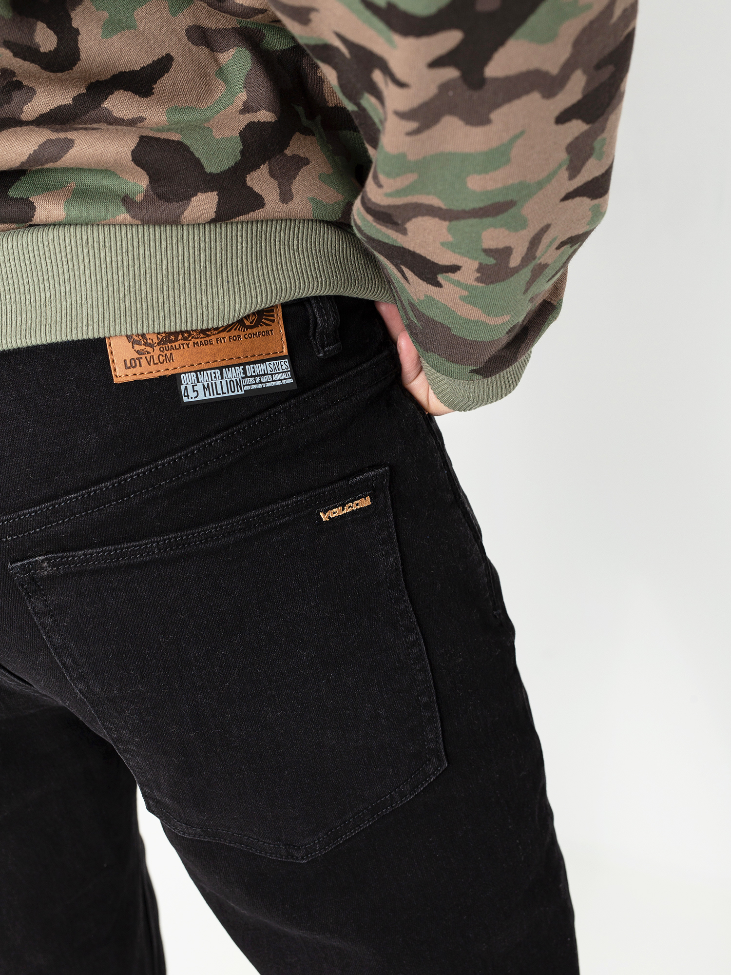 Spodnie Volcom Solver Denim (bko)