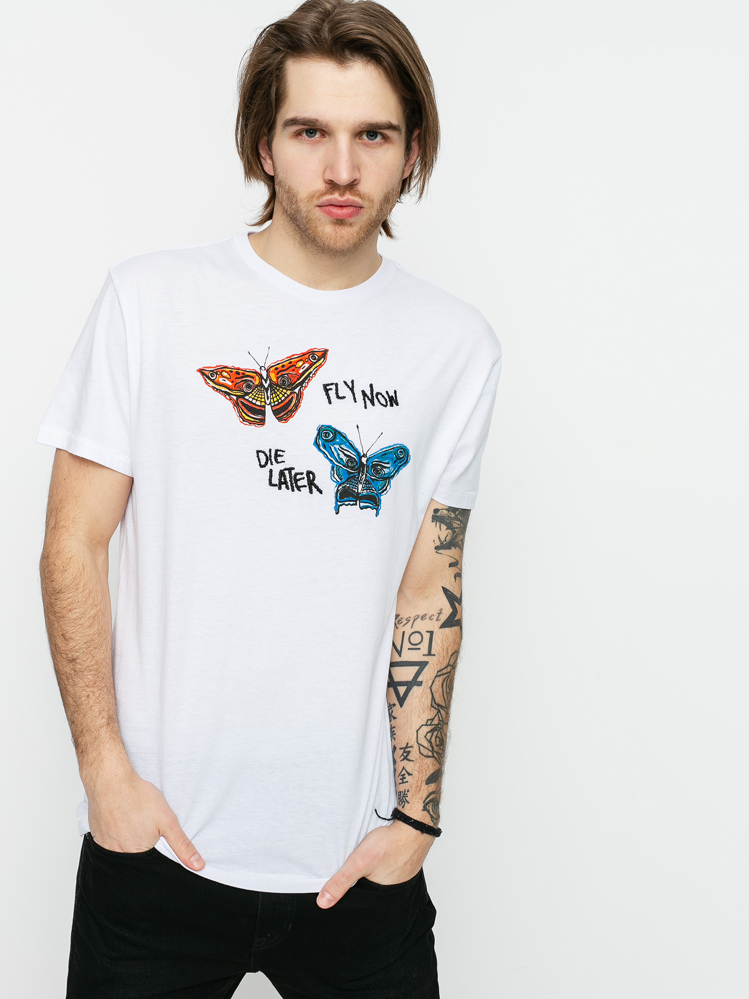 T-shirt Brixton Bb Fly Now Tlrt (white)
