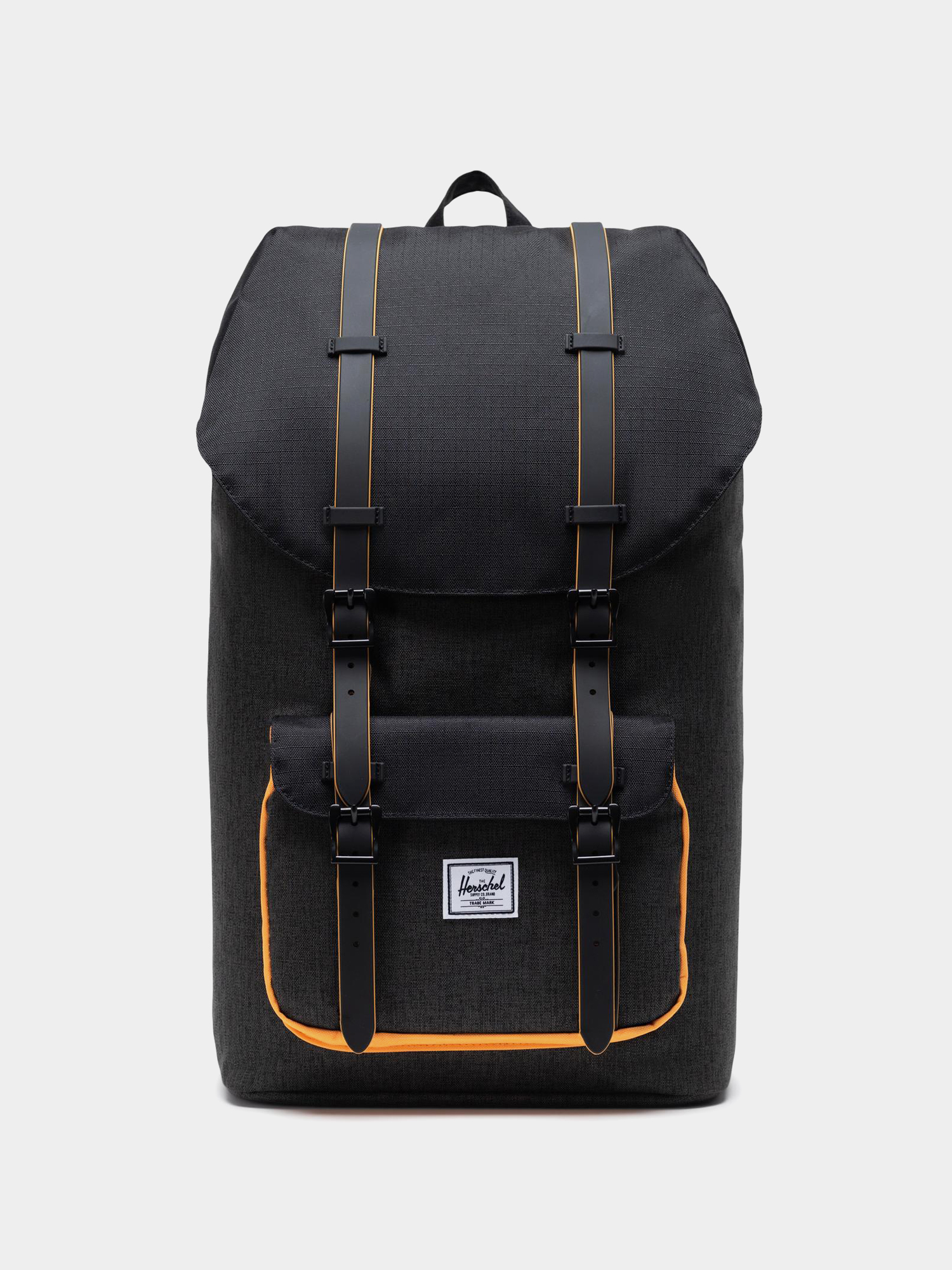 Plecak Herschel Supply Co. Little America (black crosshatch/black/blazing orange)