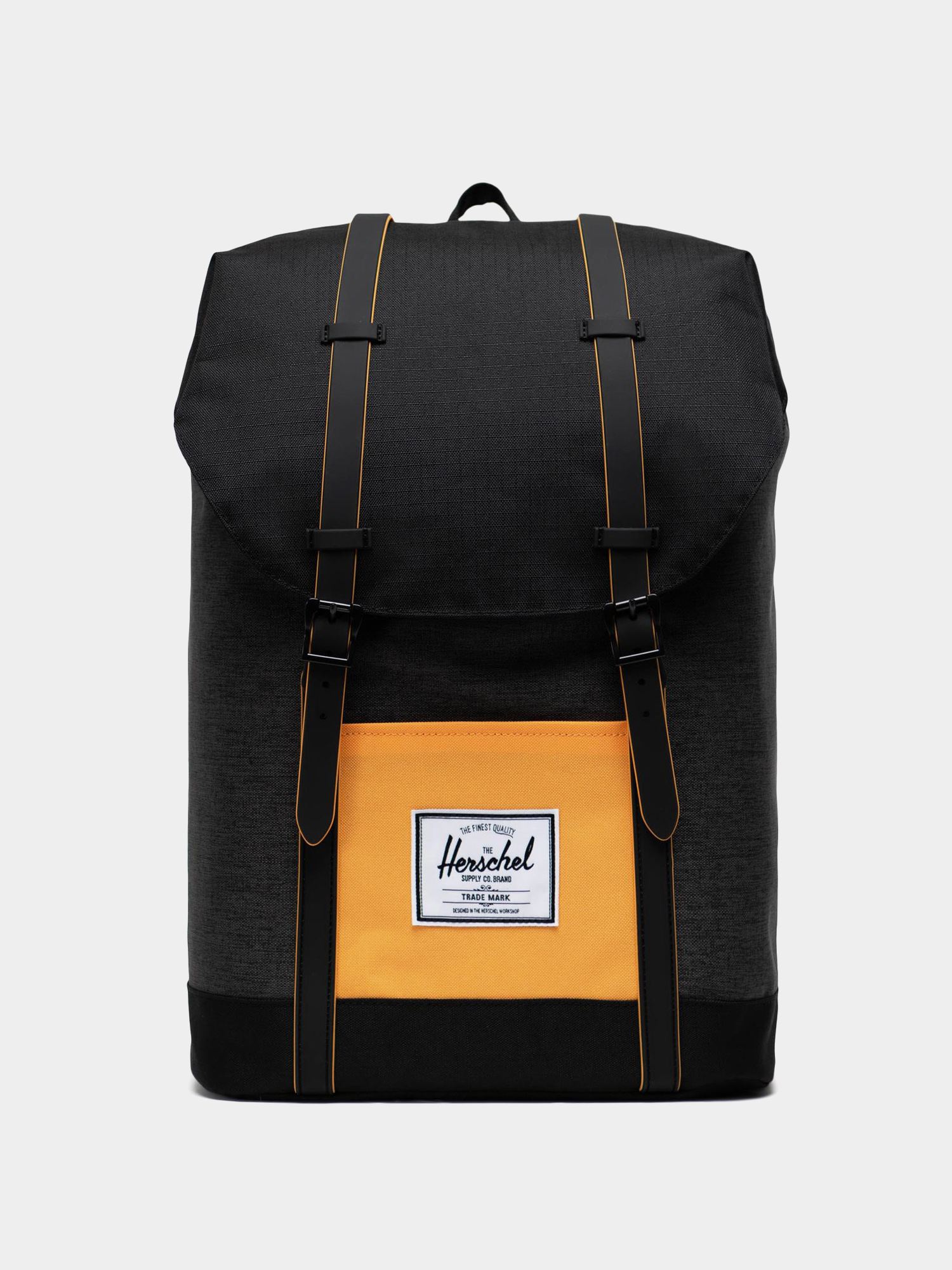 Plecak Herschel Supply Co. Retreat (black crosshatch/black/blazing orange)