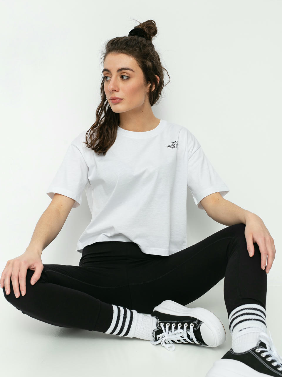 T-shirt The North Face Cropped Simple Dome Wmn (tnf white)