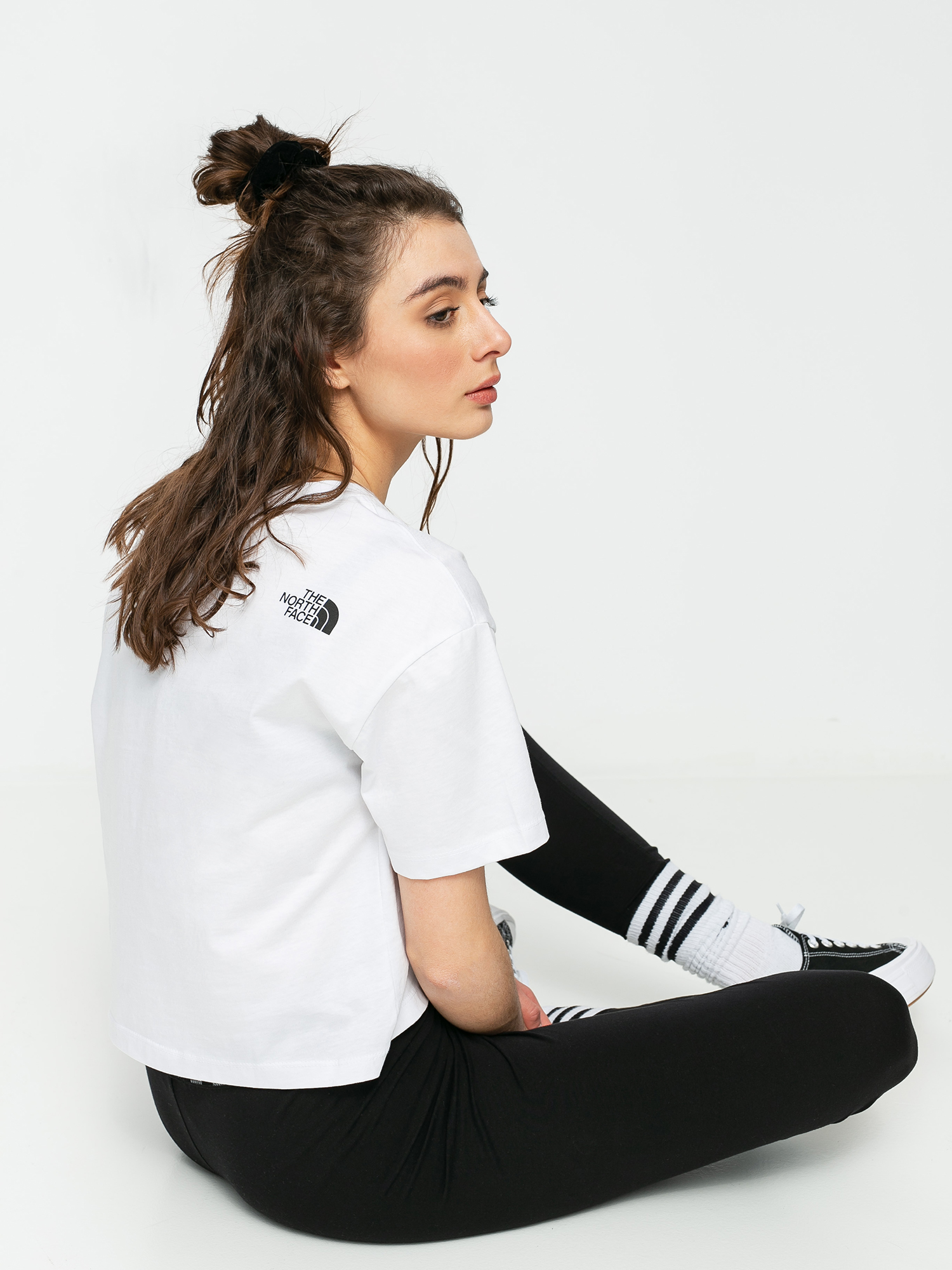 T-shirt The North Face Cropped Simple Dome Wmn (tnf white)