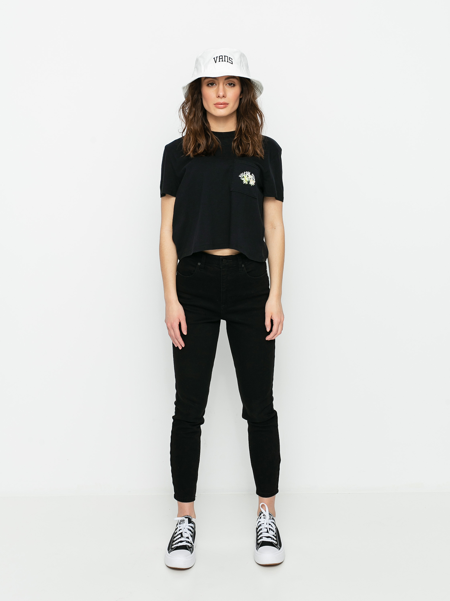 T-shirt Volcom Pocket Dial Wmn (black)