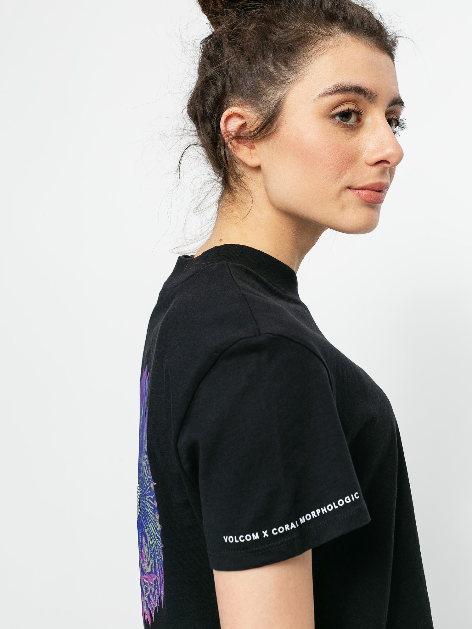 T-shirt Volcom Coral Morph Wmn (black)