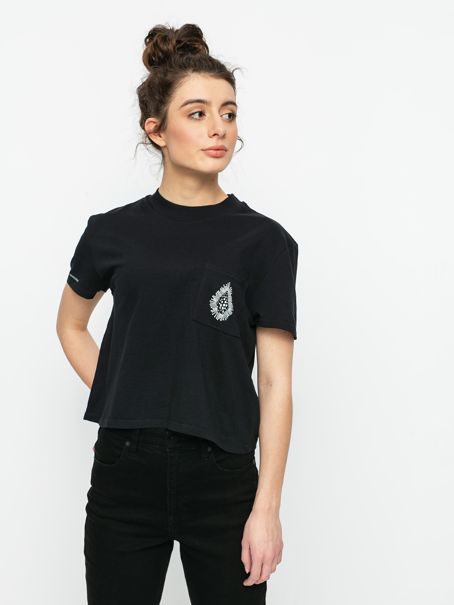 T-shirt Volcom Coral Morph Wmn (black)