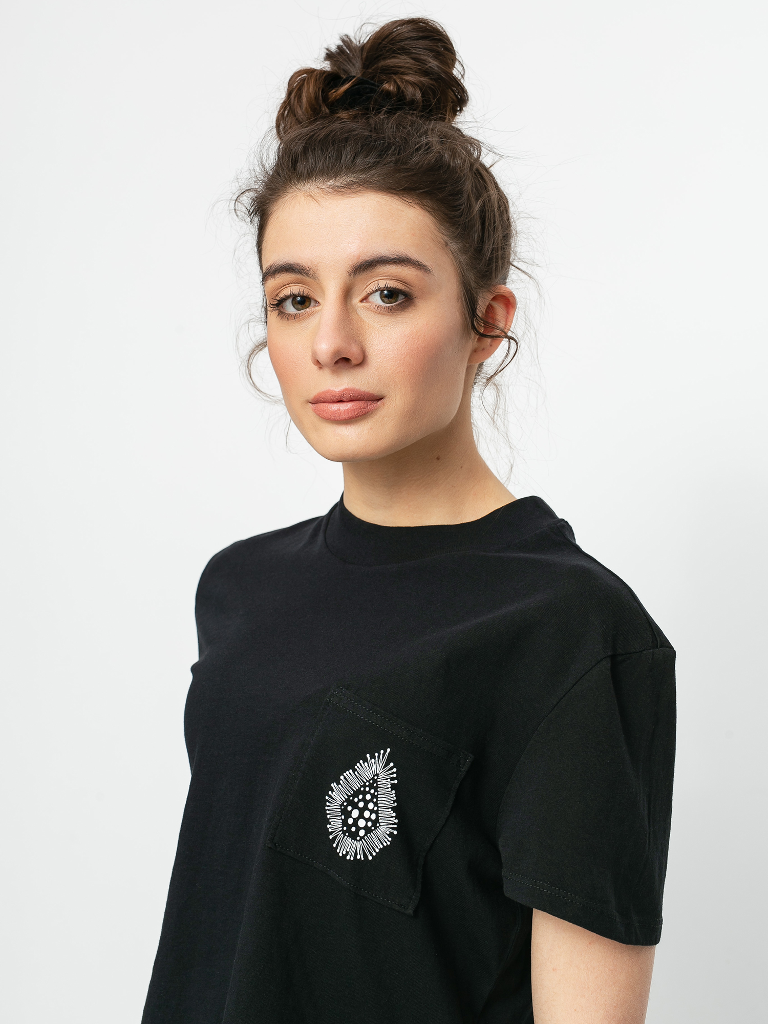 T-shirt Volcom Coral Morph Wmn (black)