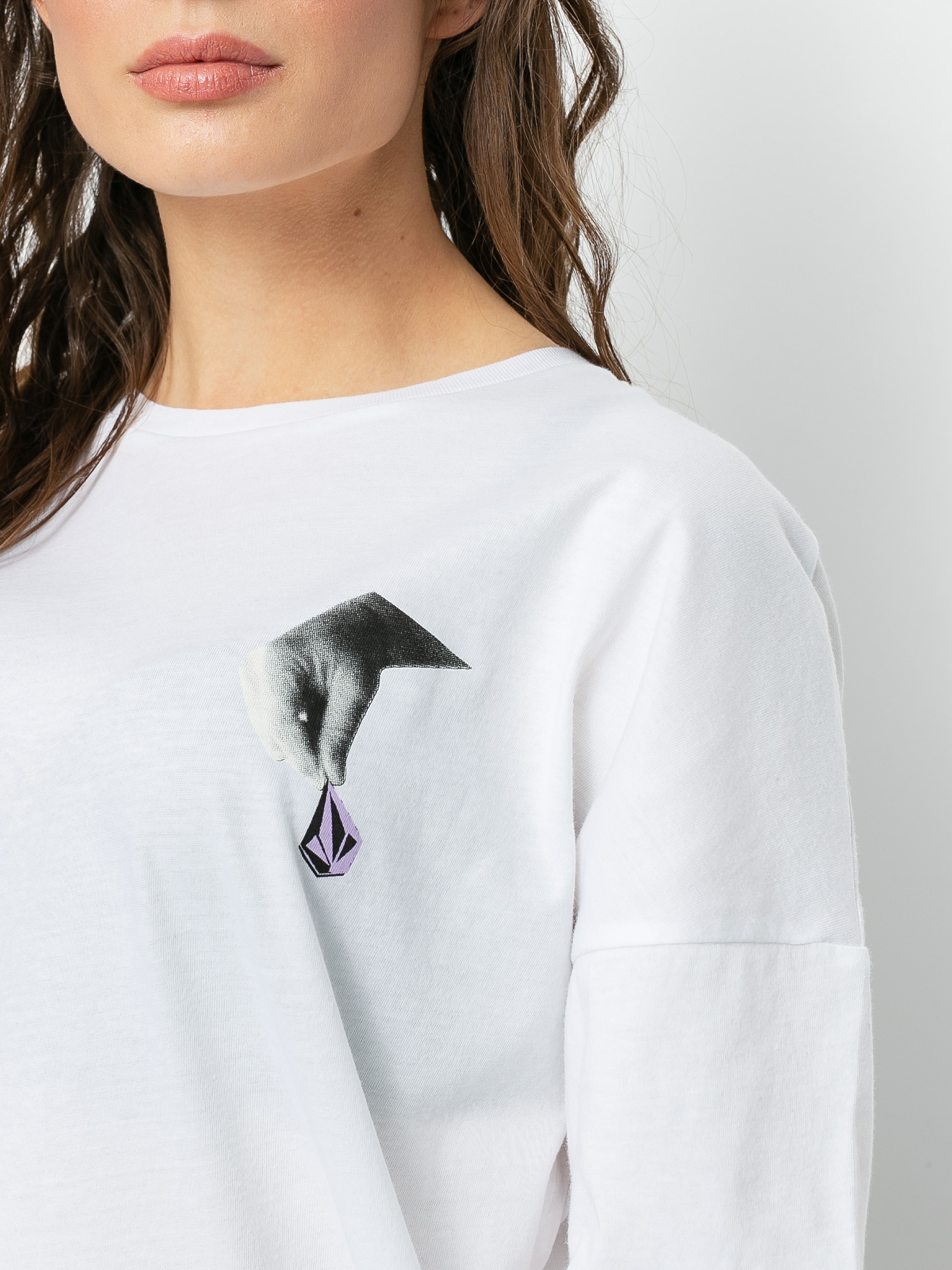 T-shirt Volcom Voltrip Wmn (white)