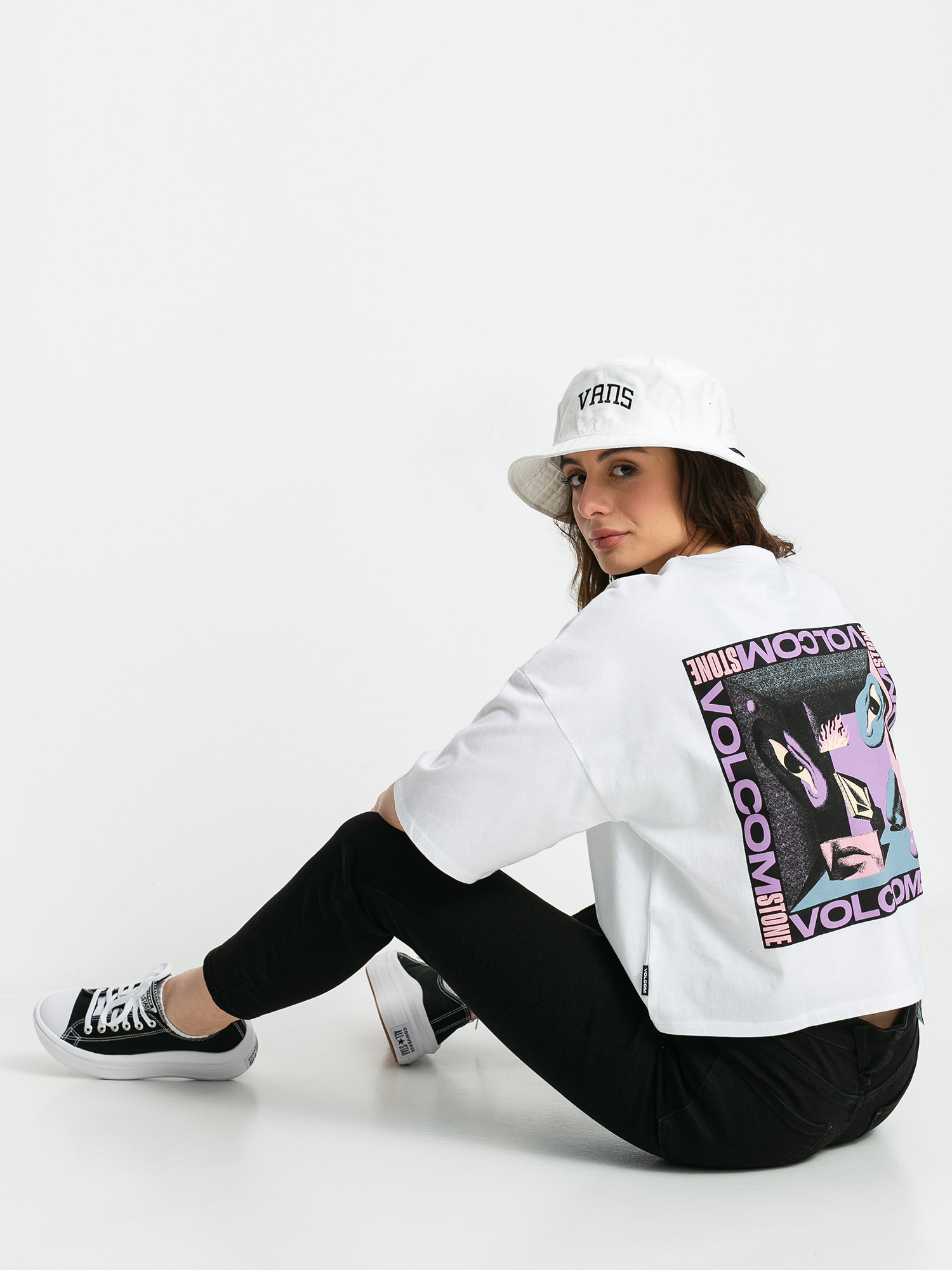 T-shirt Volcom M Wmn (white)