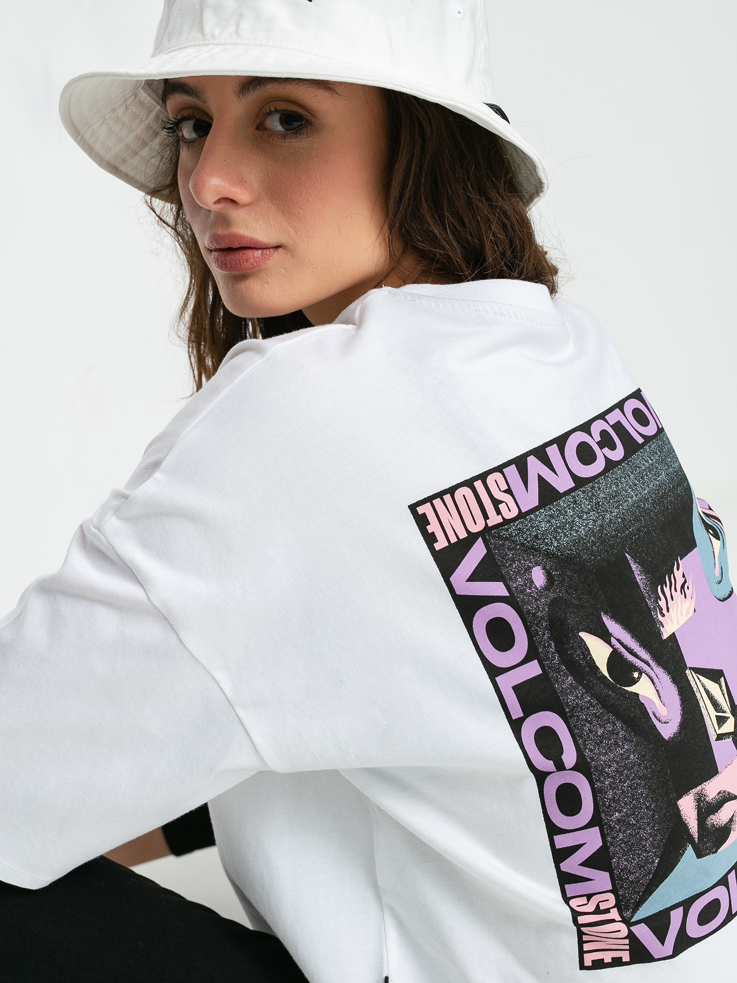 T-shirt Volcom M Wmn (white)