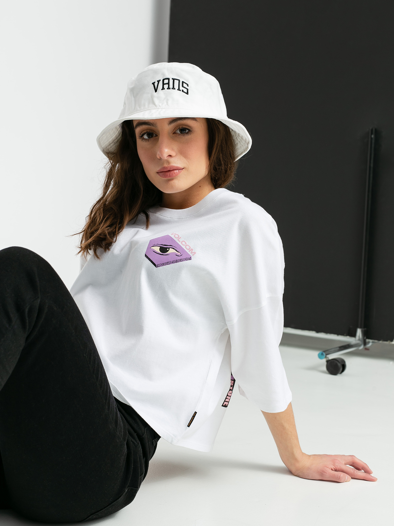 T-shirt Volcom M Wmn (white)