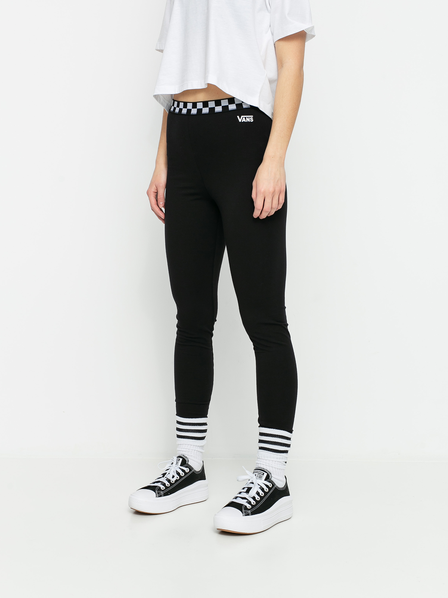 Legginsy Vans Bladez Check Wmn (black)