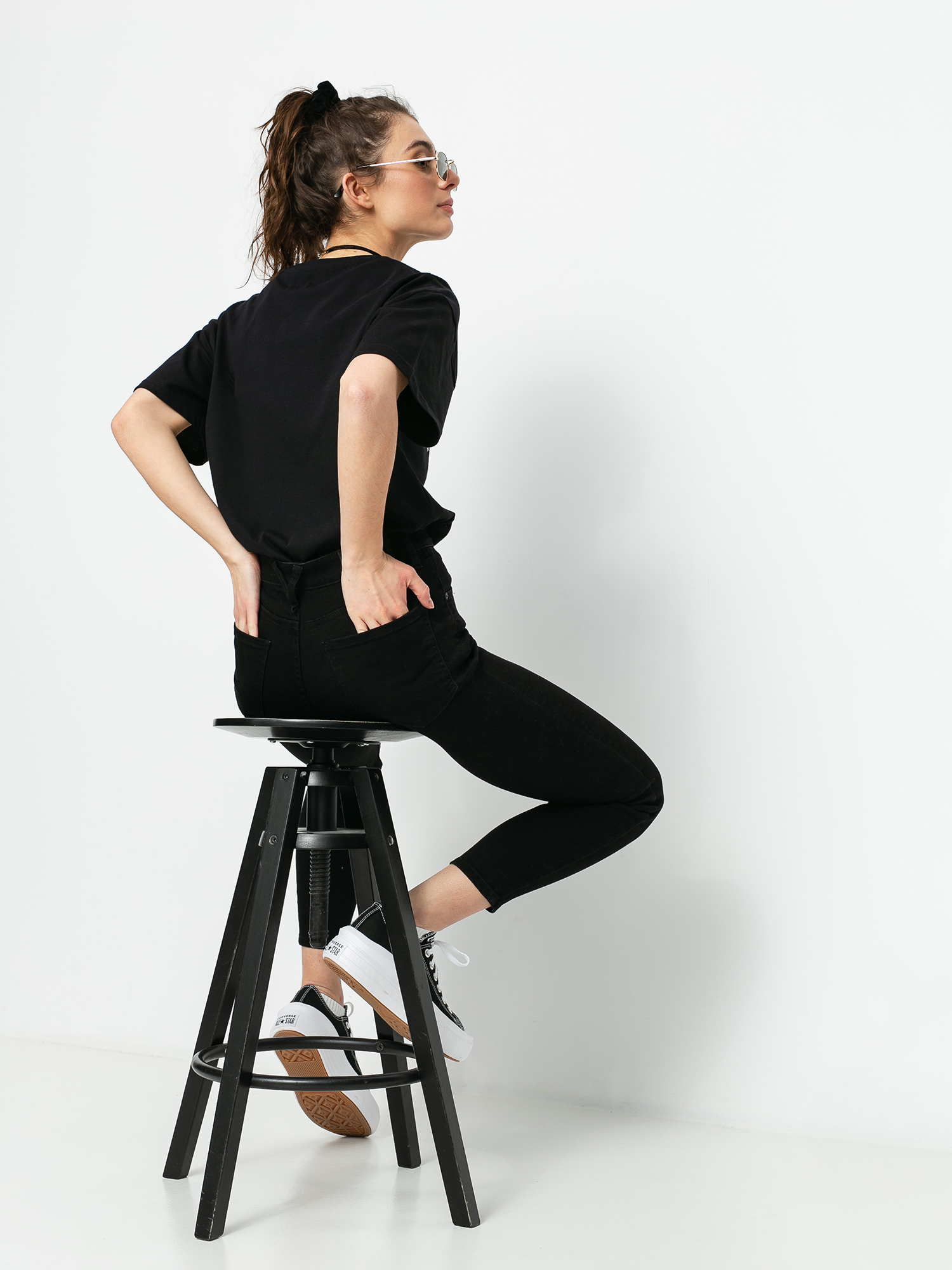 T-shirt Local Heroes Butterfly Tribal Wmn (black)