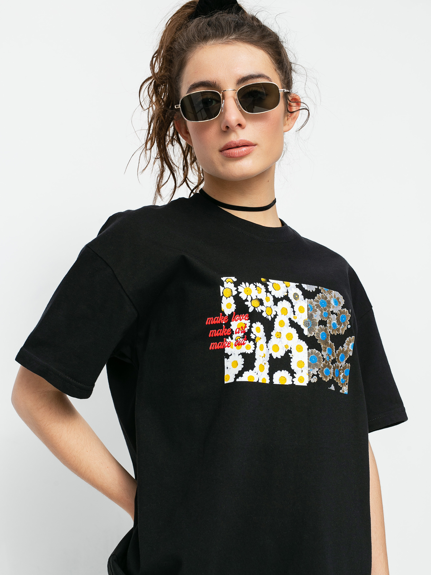 T-shirt Local Heroes Daisy Fields Wmn (black)