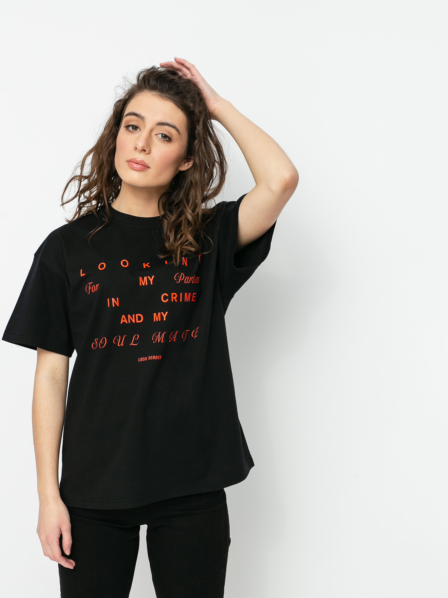 T-shirt Local Heroes Looking For Wmn (black)