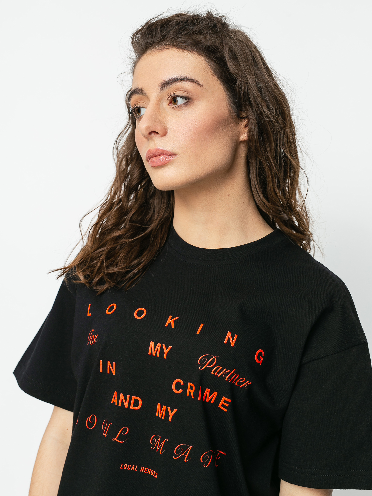 T-shirt Local Heroes Looking For Wmn (black)