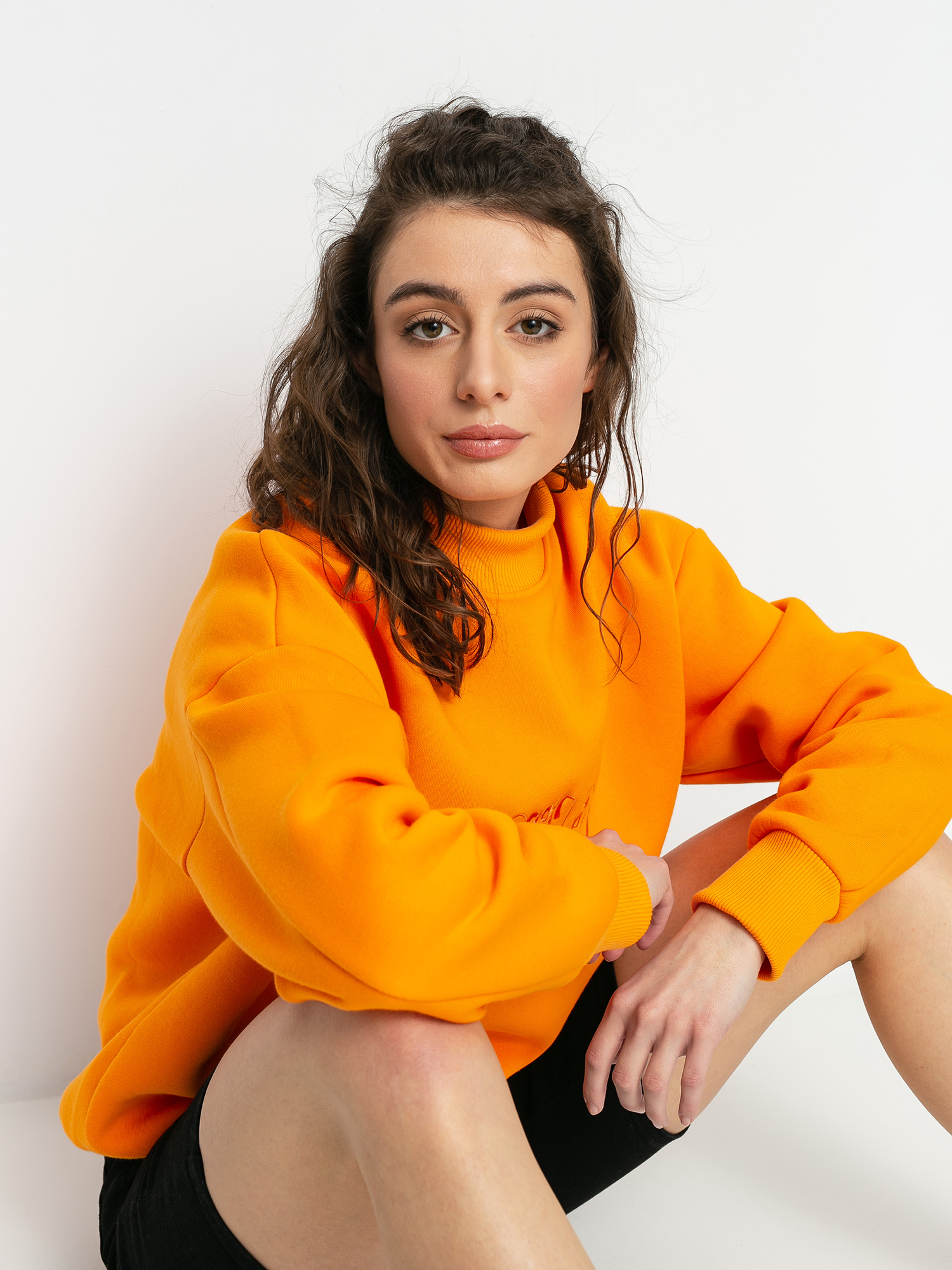 Bluza Local Heroes Mind Turtleneck Wmn (orange)