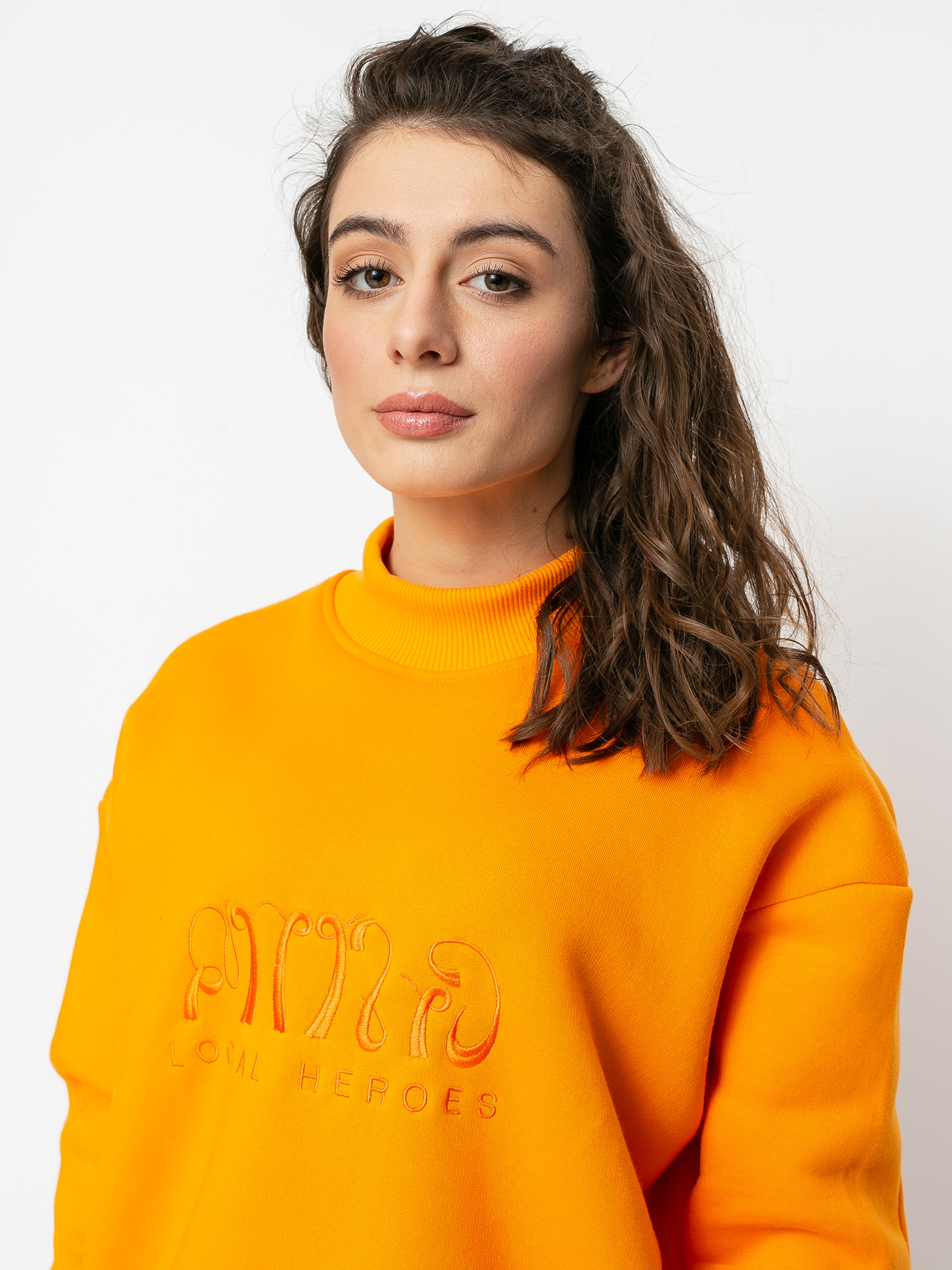 Bluza Local Heroes Mind Turtleneck Wmn (orange)