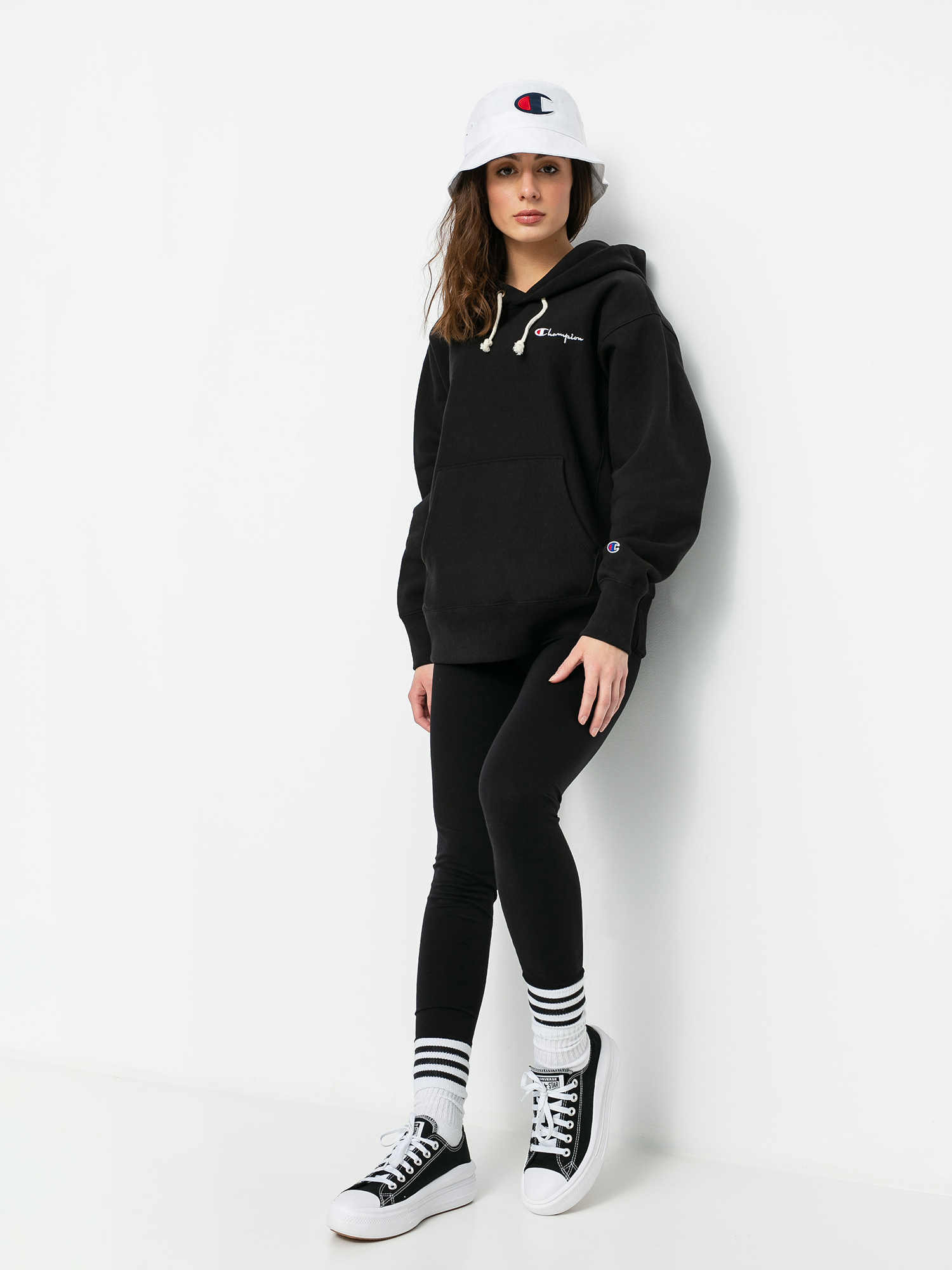 Bluza z kapturem Champion Sweatshirt HD 113150 Wmn (nbk)