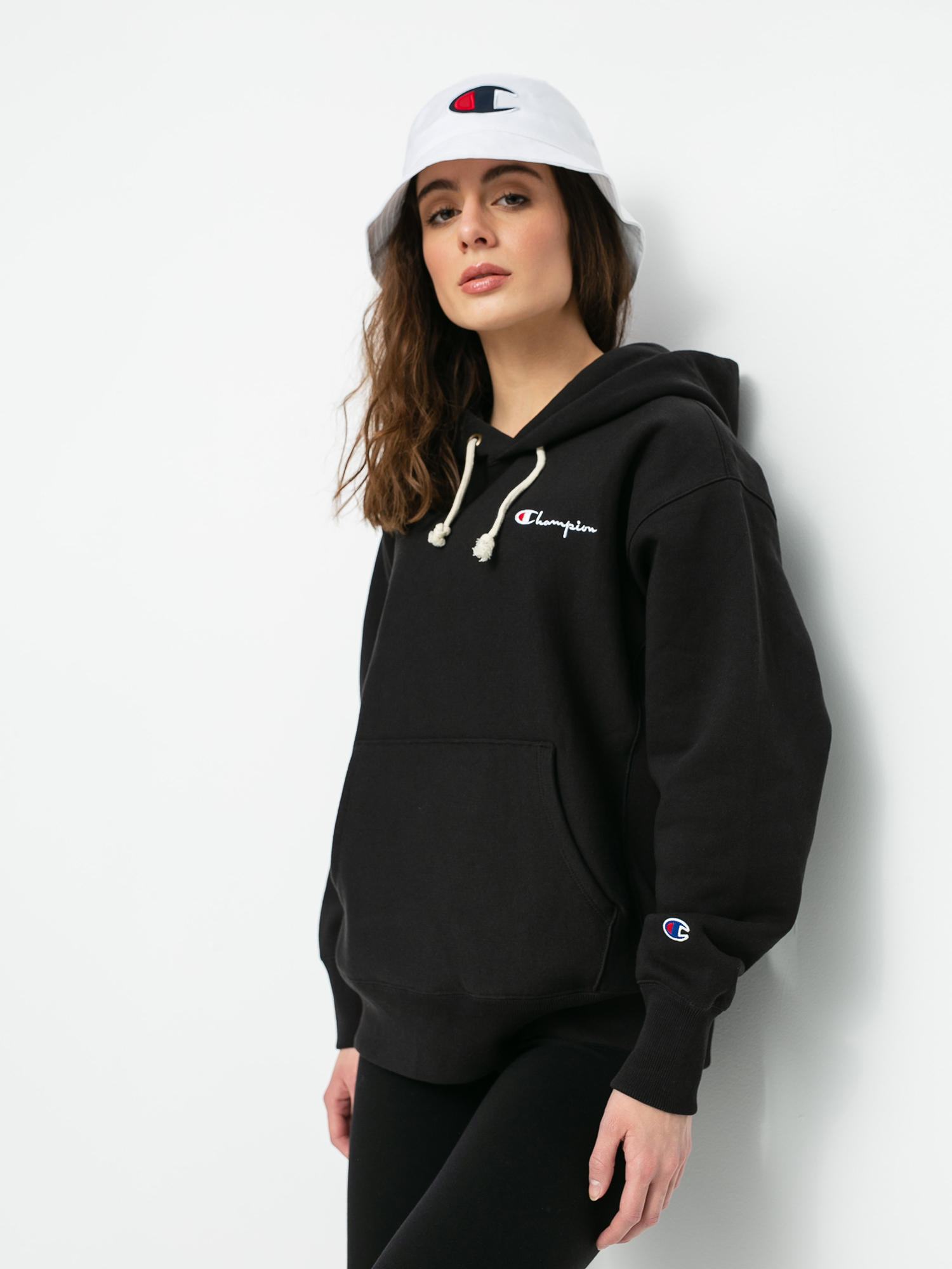 Bluza z kapturem Champion Sweatshirt HD 113150 Wmn (nbk)