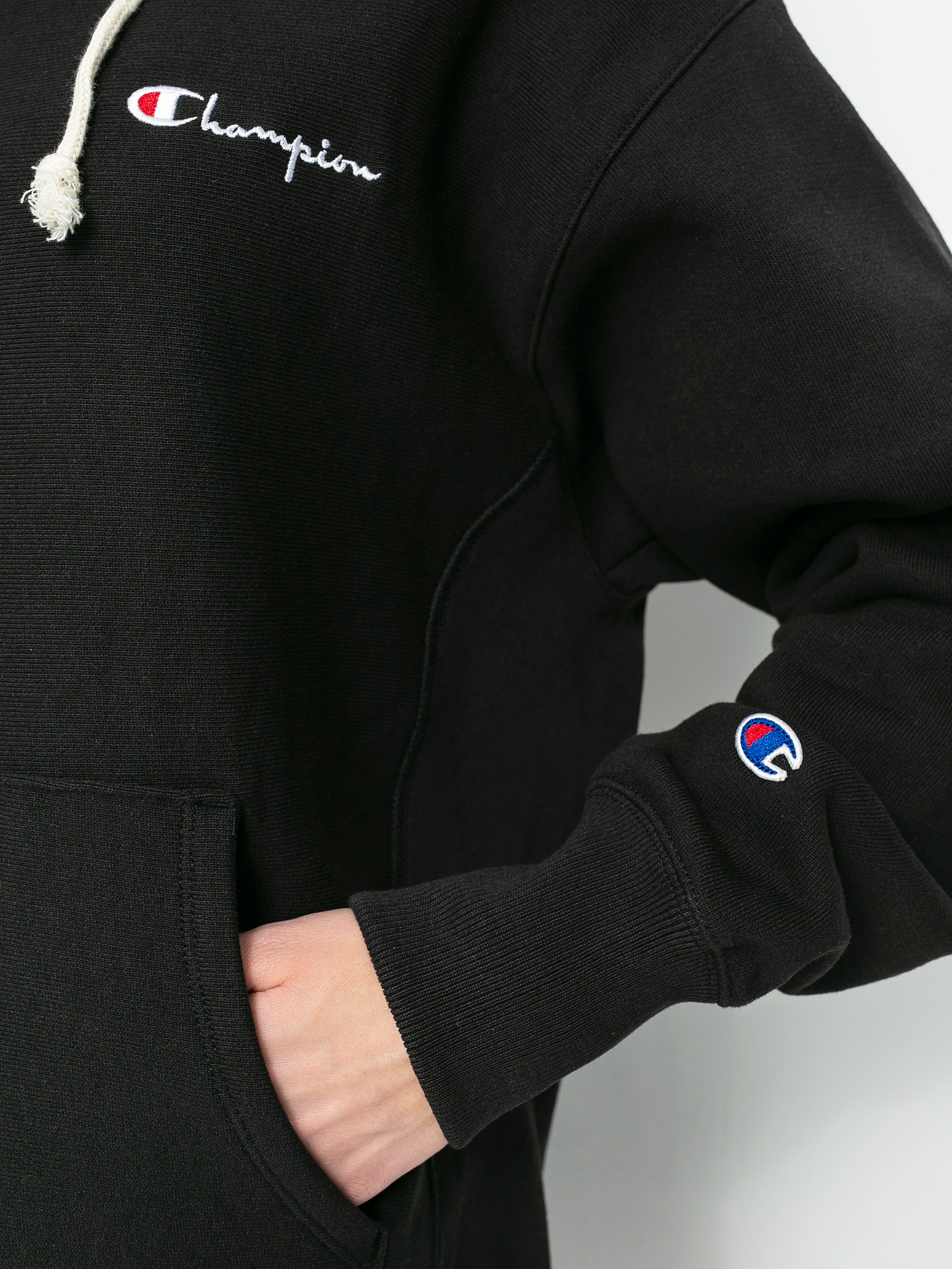 Bluza z kapturem Champion Sweatshirt HD 113150 Wmn (nbk)