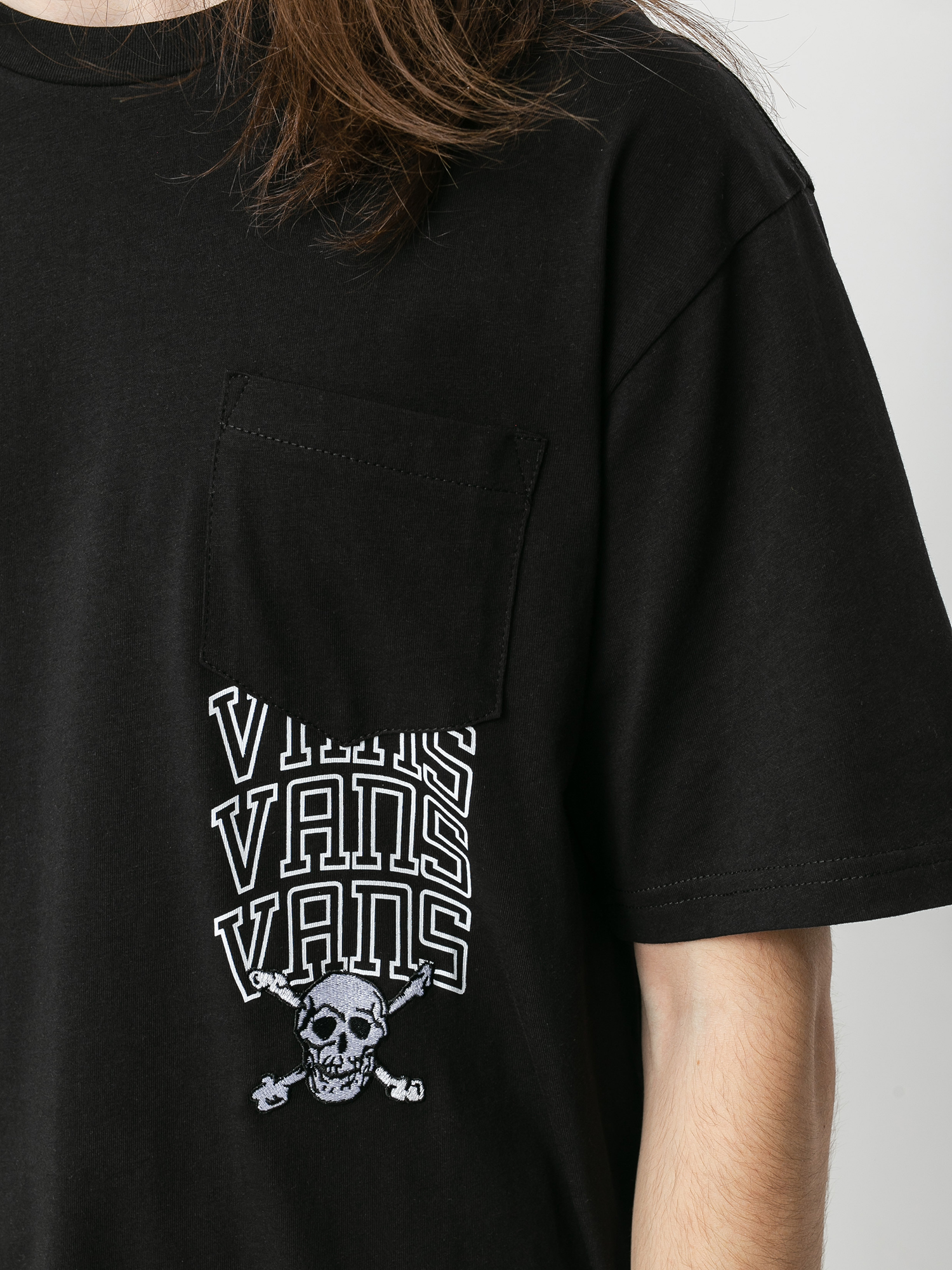 T-shirt Vans New Varsity Pocket (black)