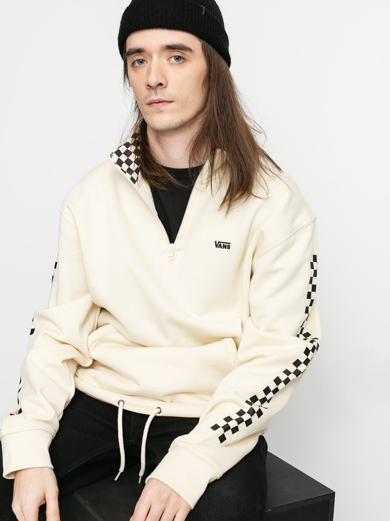 Bluza Vans Versa (seedpearl/checkerboard)
