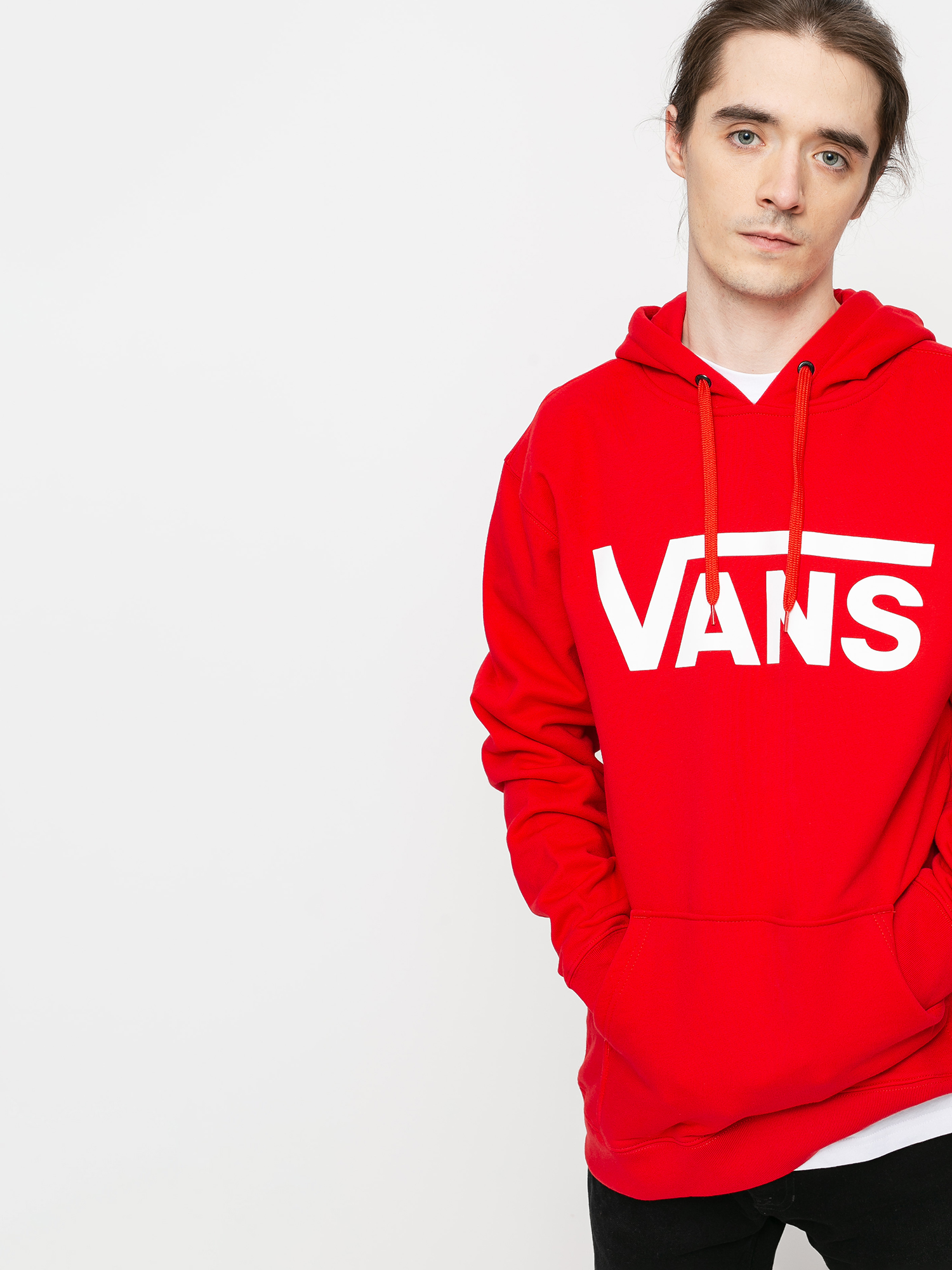 Bluza z kapturem Vans Vans Classic II HD (high risk red)