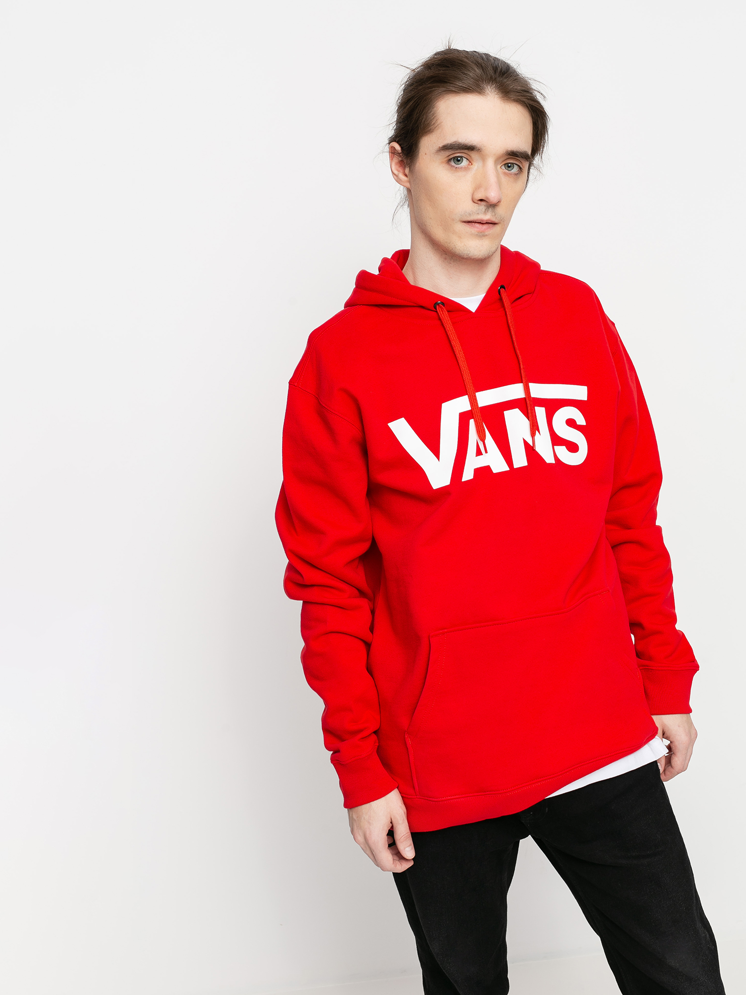 Bluza z kapturem Vans Vans Classic II HD (high risk red)
