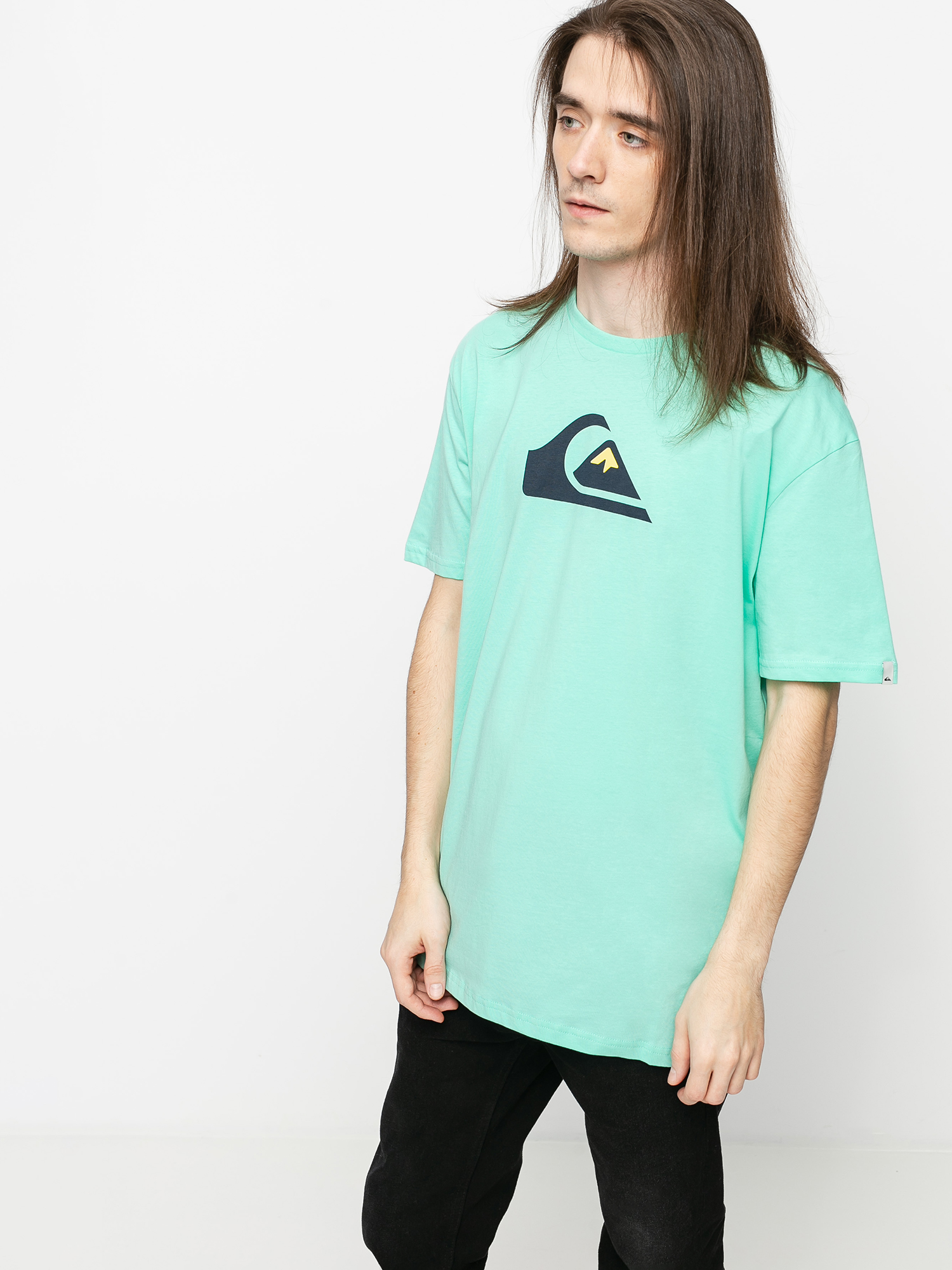 T-shirt Quiksilver Comp Logo (cabbage)