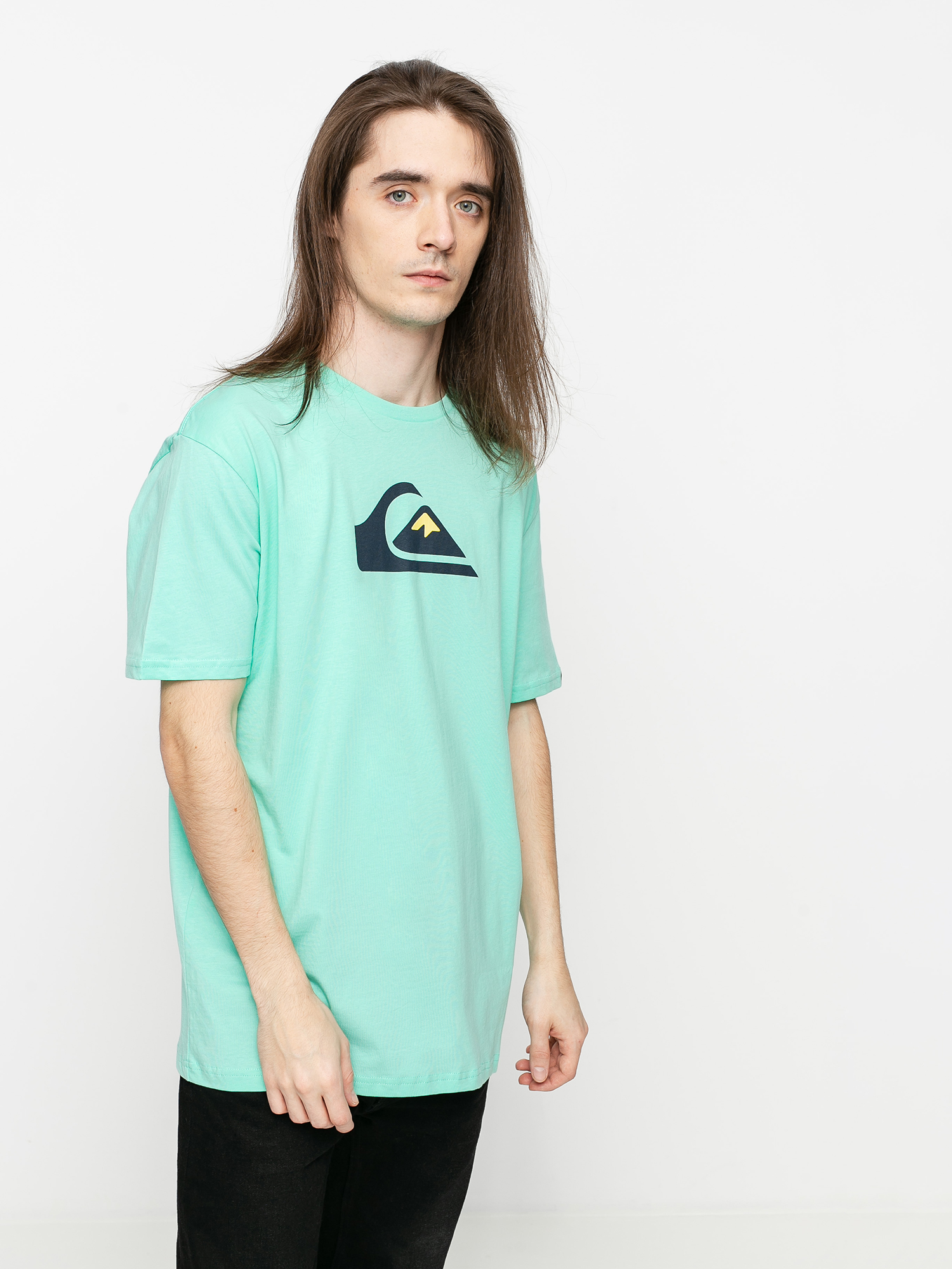 T-shirt Quiksilver Comp Logo (cabbage)