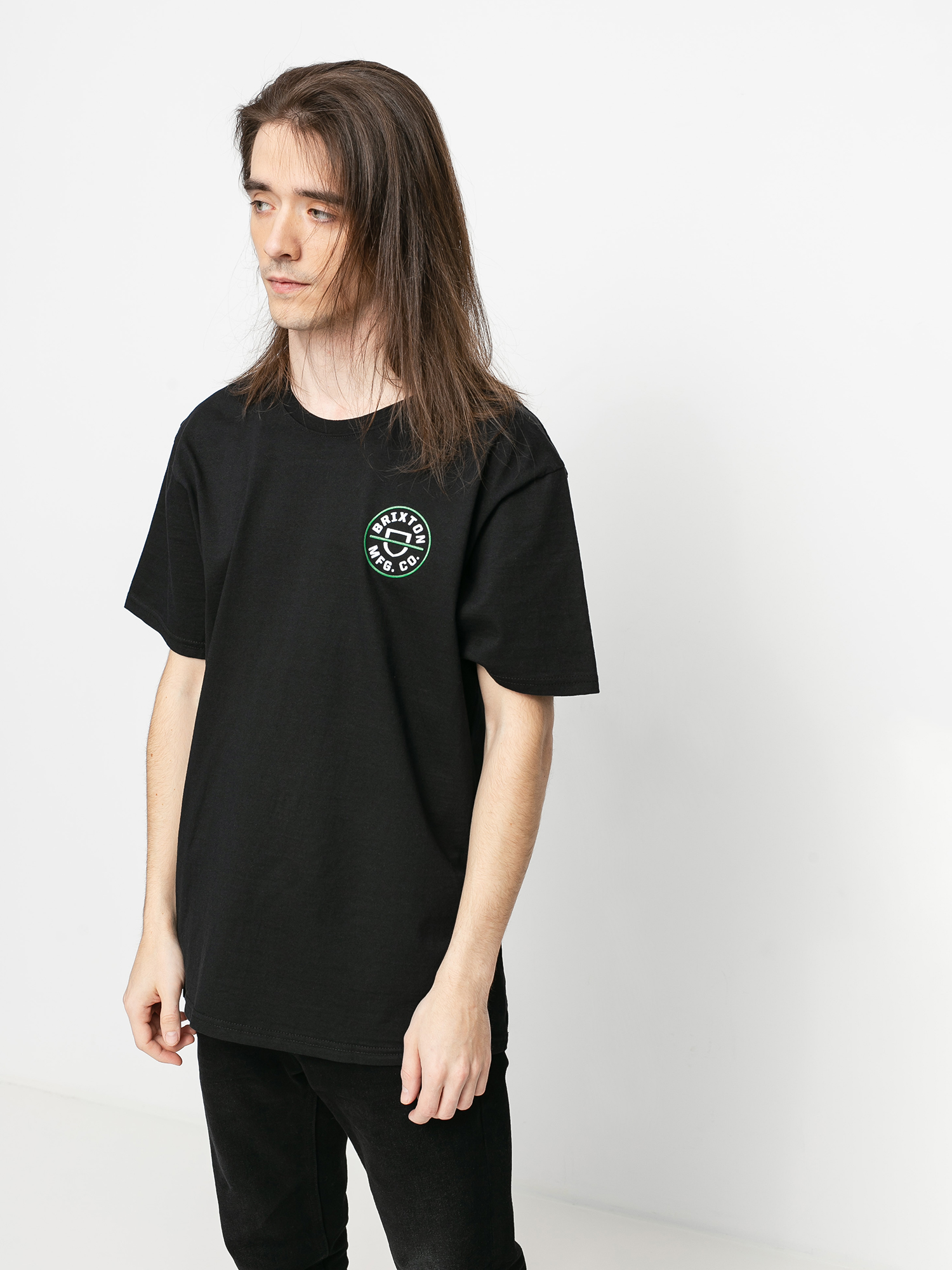 T-shirt Brixton Crest X Stt (black)