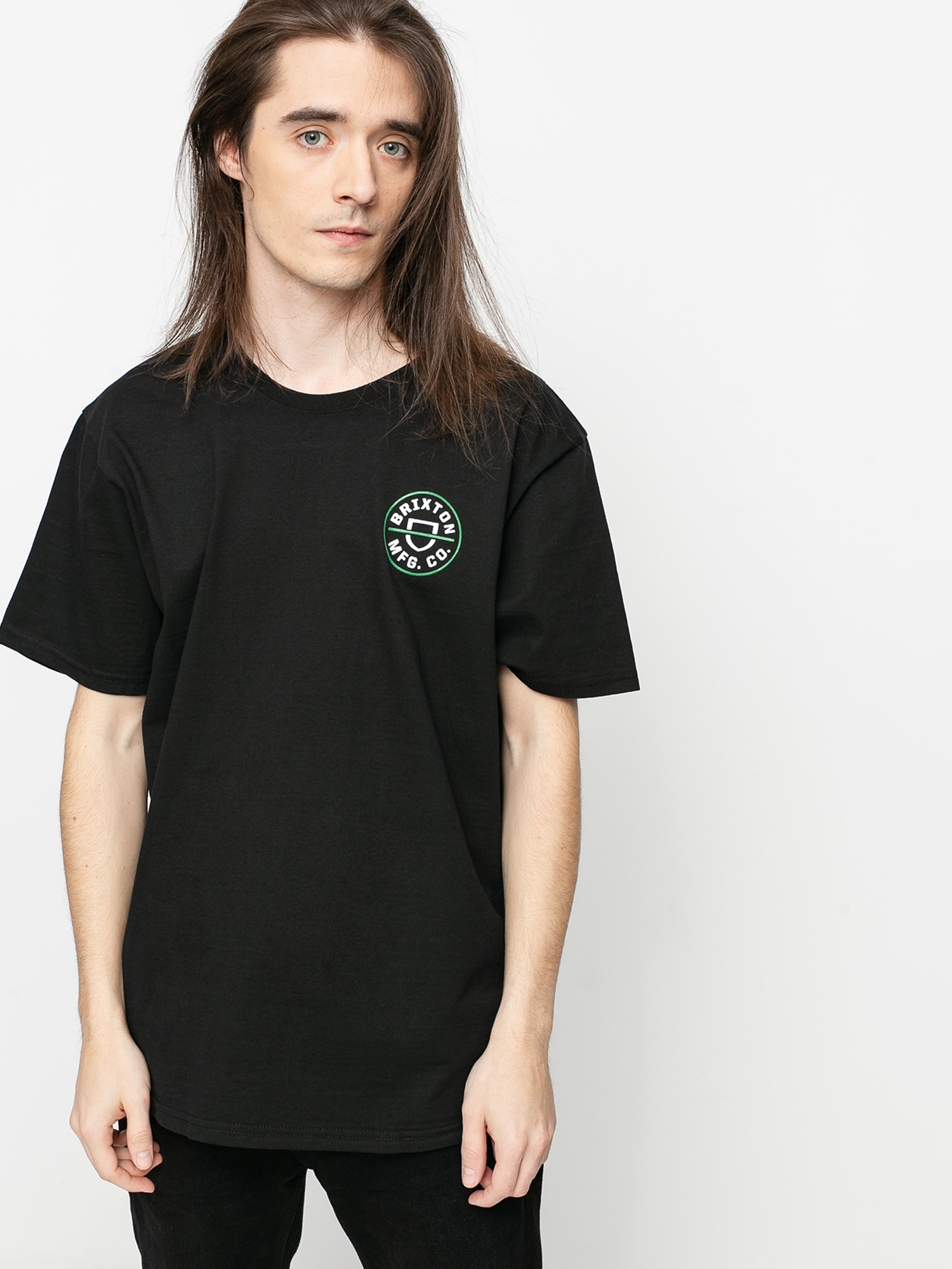 T-shirt Brixton Crest X Stt (black)