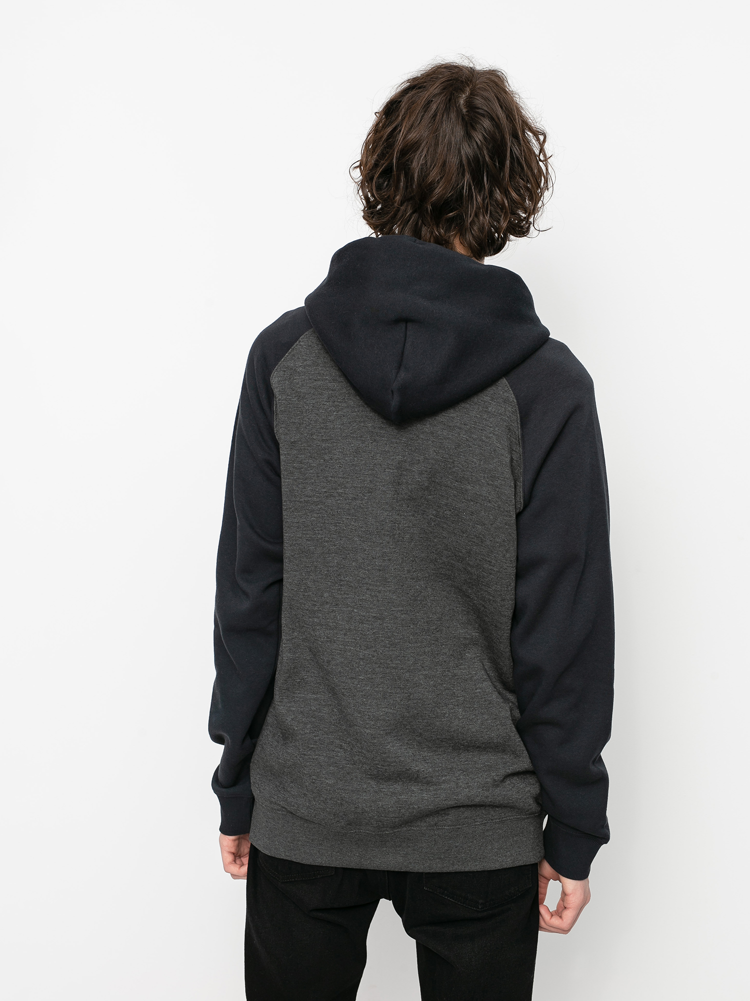 Bluza z kapturem Quiksilver Everyday Screen ZHD (dark grey heather)