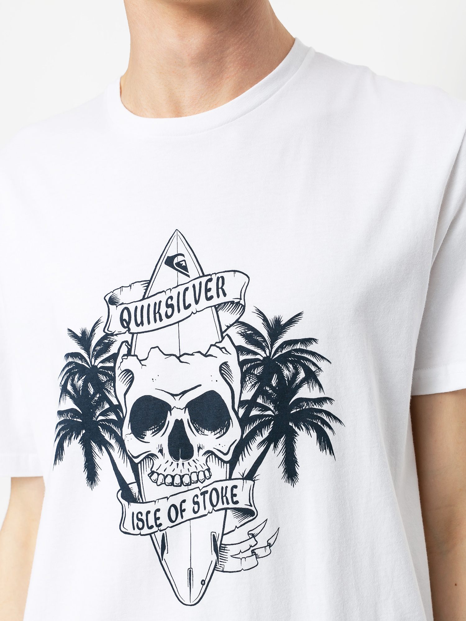 T-shirt Quiksilver Night Surfer (white)
