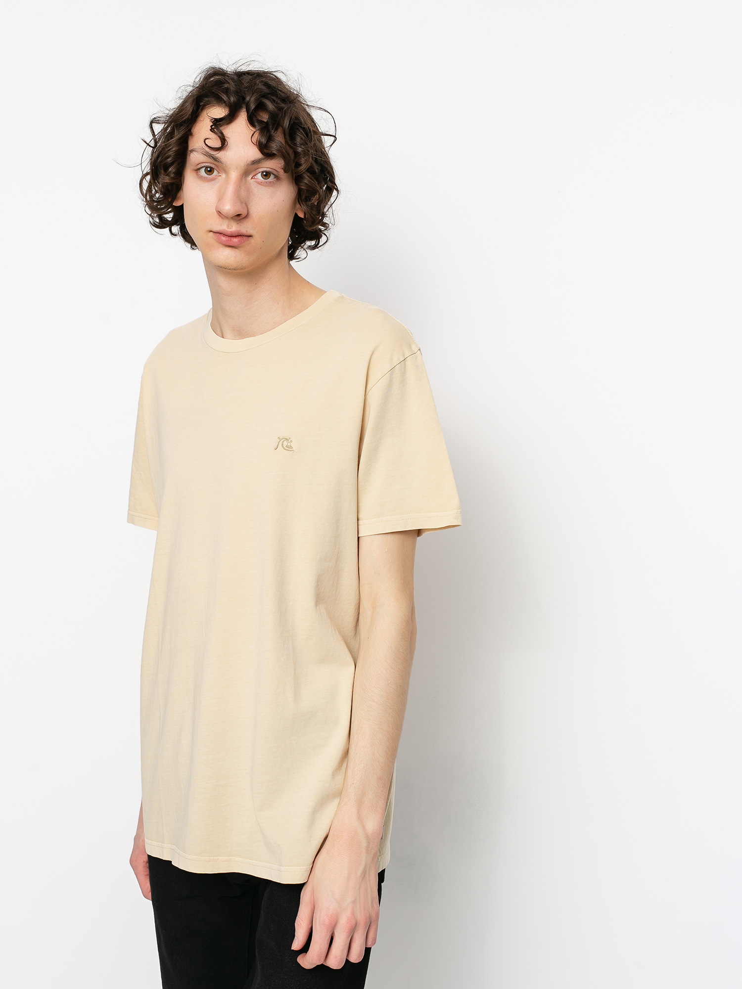 T-shirt Quiksilver Basic Bubble Embroidery (antique white)
