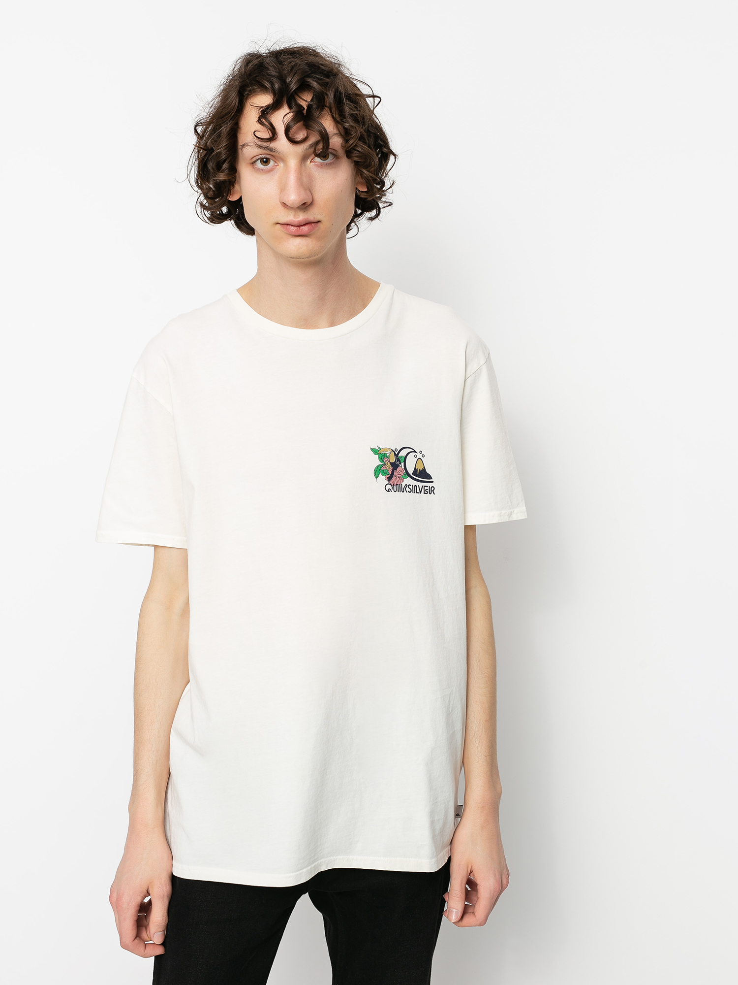 T-shirt Quiksilver Informal Disco (snow white)