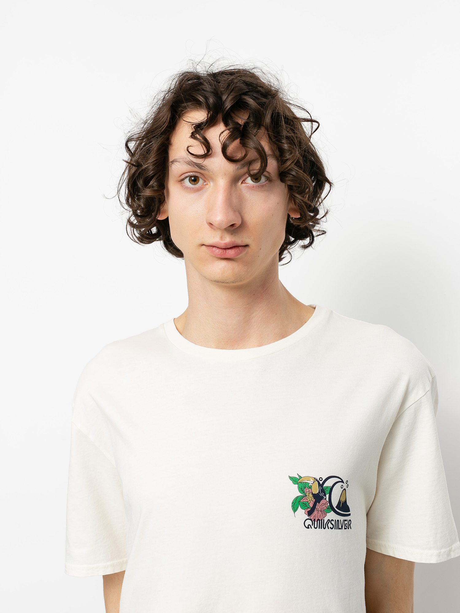 T-shirt Quiksilver Informal Disco (snow white)