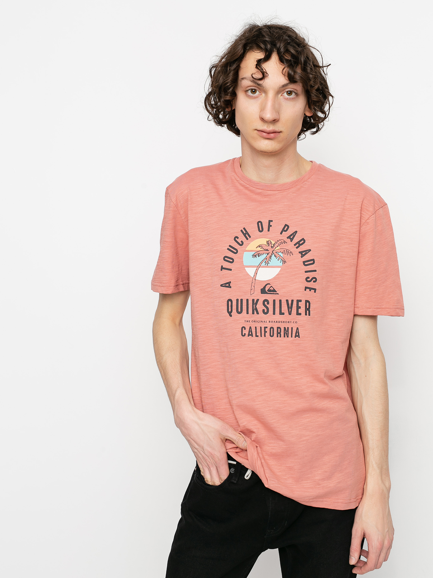 T-shirt Quiksilver Quiet Hour (desert sand)